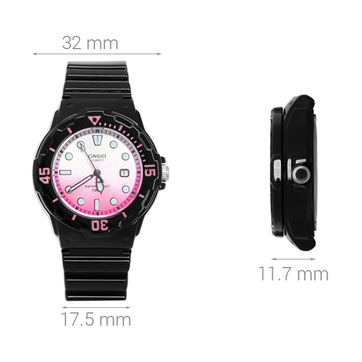 Casio Women Pink Analog Resin Strap Watch - LRW-200H-4B2VDF-women-watchesandjewellery-watches-image-3