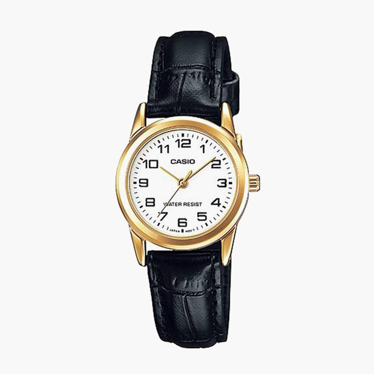Casio Women's Black Analog Stainless Steel Strap Watch -LTP-V001GL-7BUDF-women-watchesandjewellery-watches-image-1