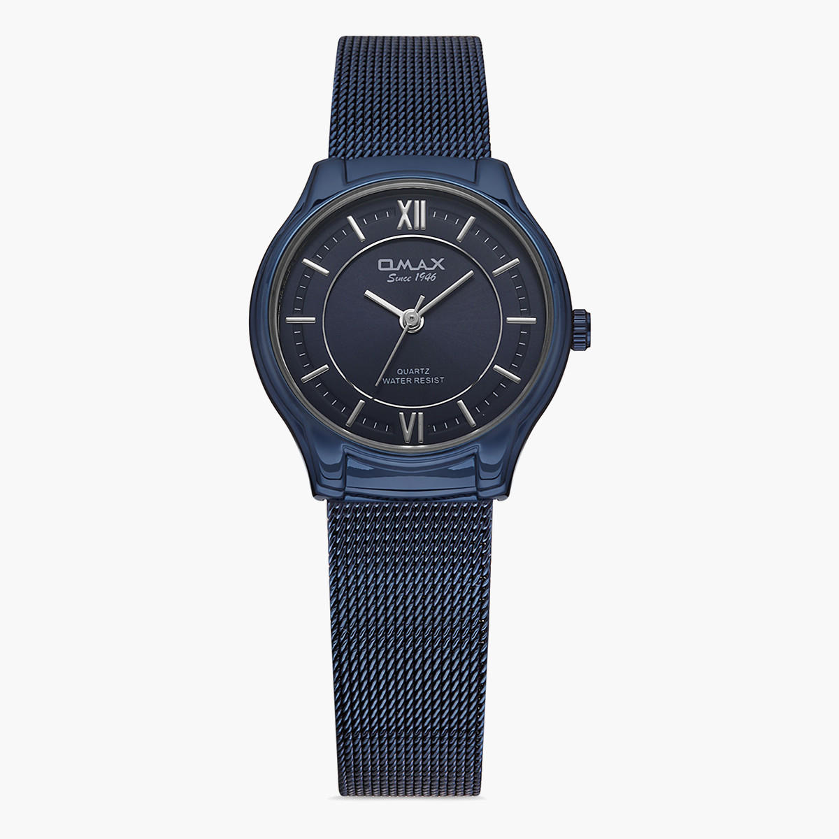 00SGM008601F- راقب حزام شبكة تناظرية أزرق للنساء أوماكس-women-watchesandjewellery-watches-image-1
