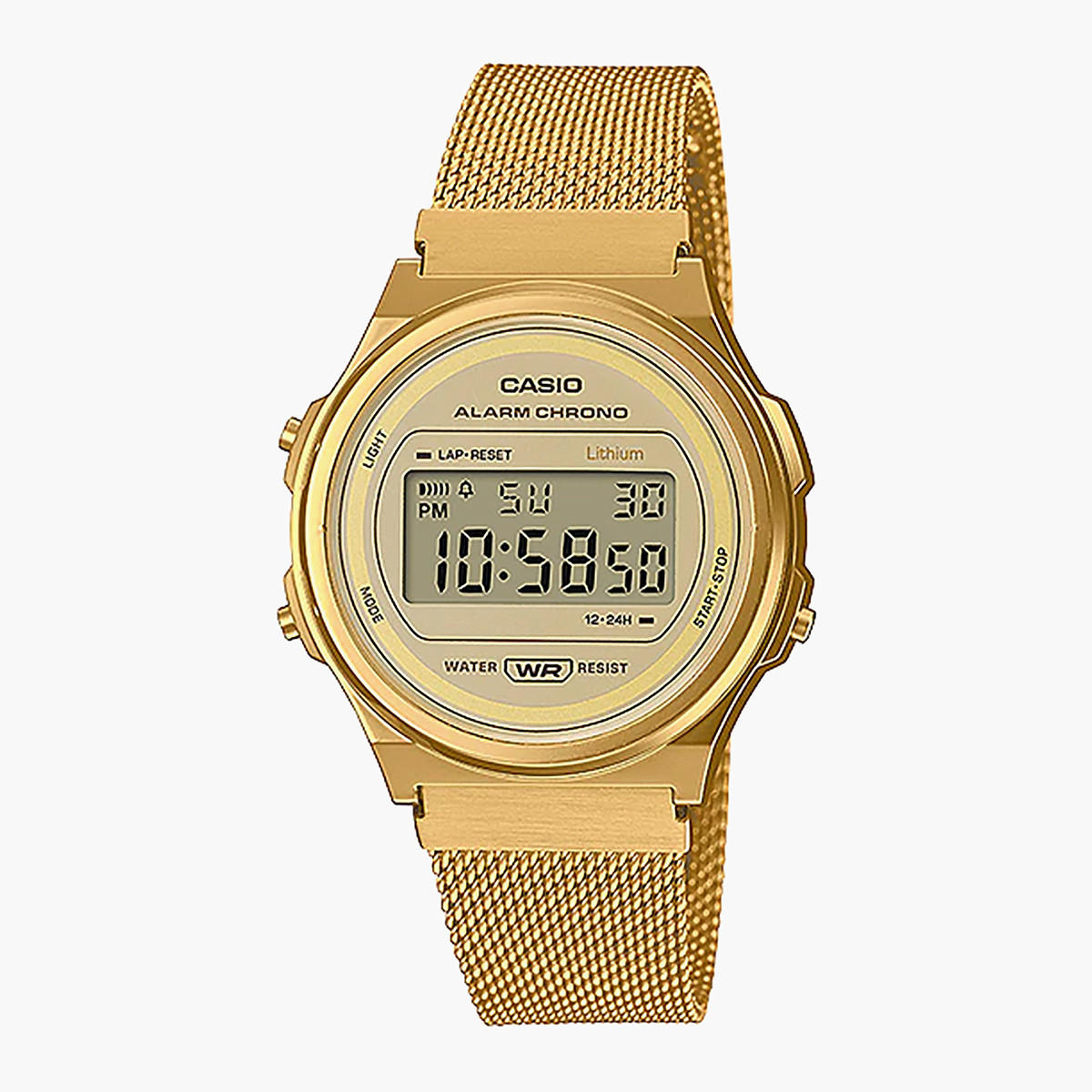A171WEMG-9ADF- راقب حزام ستانليس ستيل رقميّة ذهبي ملك الرجال كاسيو-men-watchesandjewellery-watches-image-1