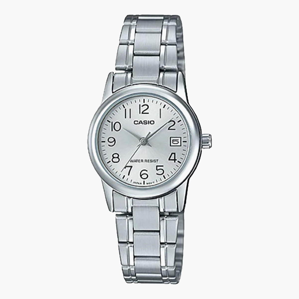 Casio Women's Silver Analog Stainless Steel Strap Watch -LTP-V002D-7BUDF-women-watchesandjewellery-watches-image-1