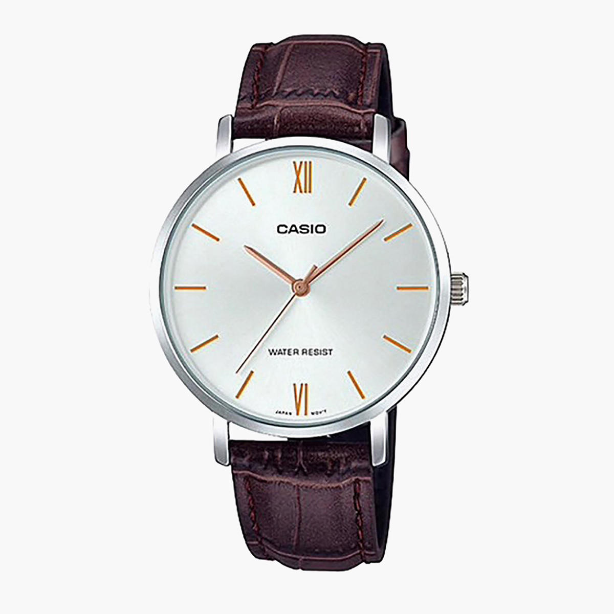 LTP-VT01L-7B2UDF- راقب حزام جلد تناظرية بنى للنساء كاسيو-women-watchesandjewellery-watches-image-1