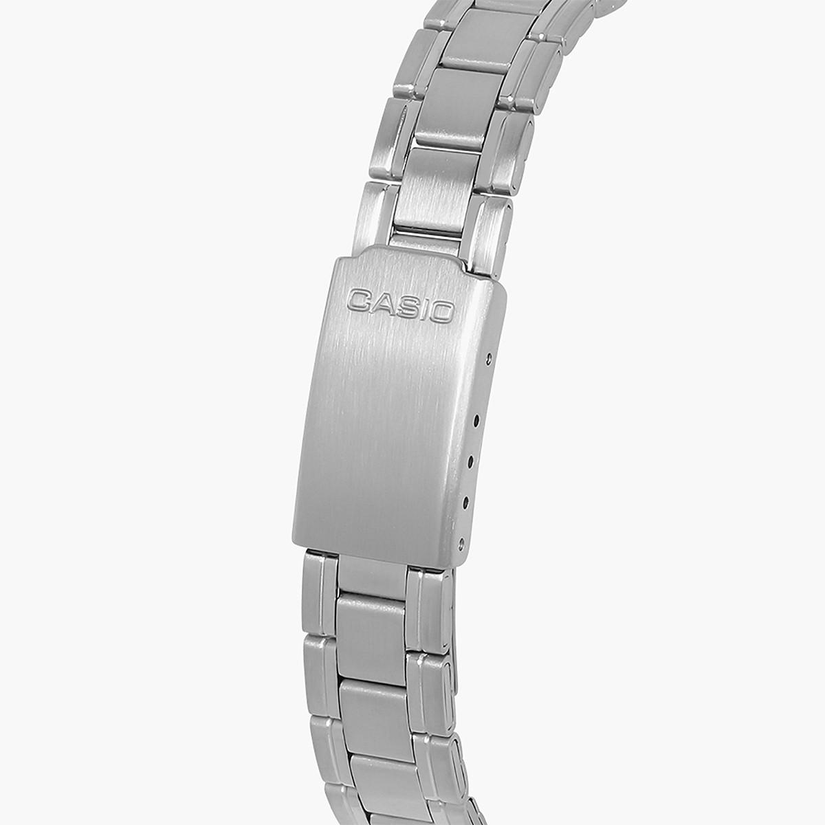 Casio Women's Silver Analog Stainless Steel Strap Watch -LTP-V002D-7AUDF-women-watchesandjewellery-watches-image-3