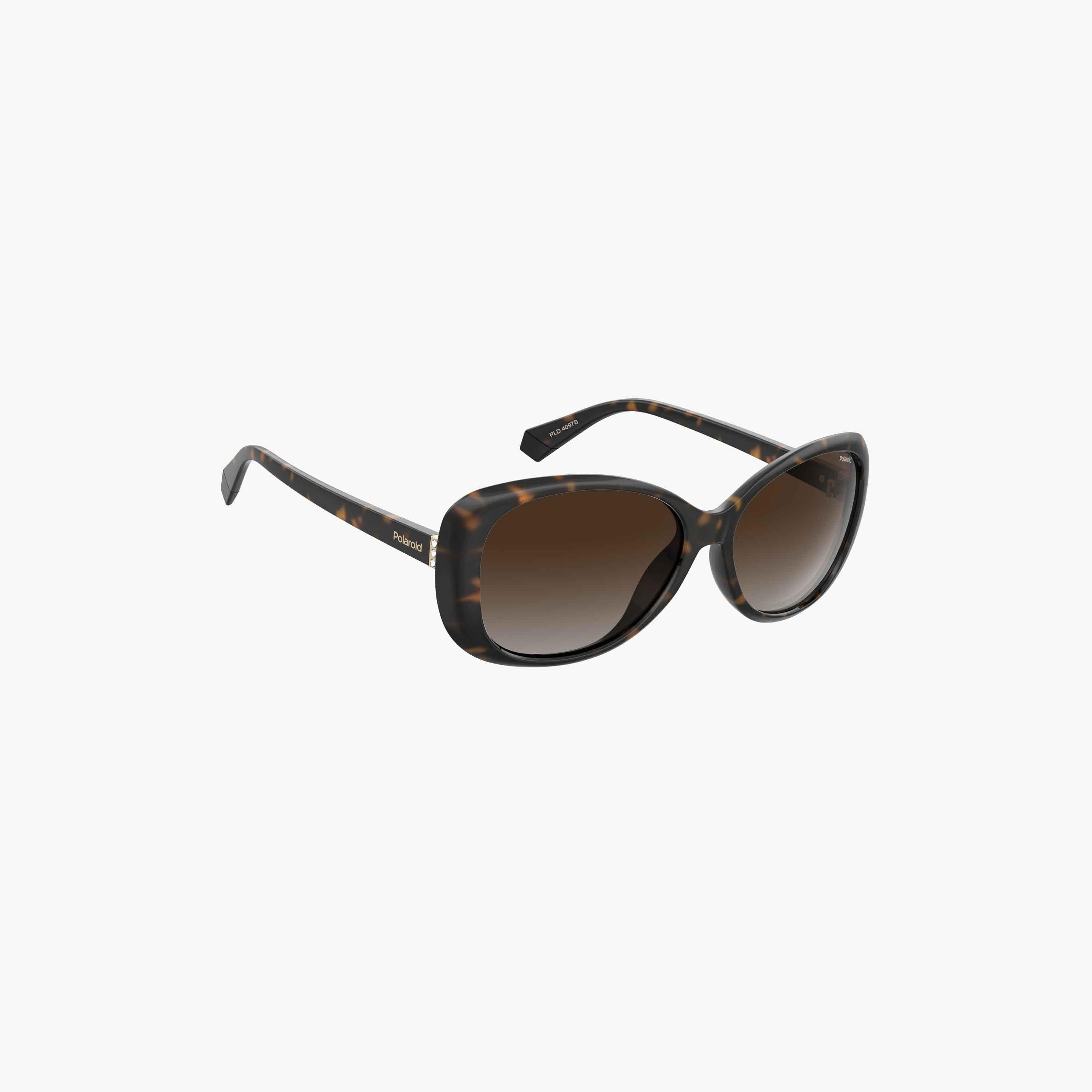 Polaroid Women's Polarized and UV Protected Brown Shaded Lens 58 mm Butterfly Sunglasses | 203421-women-sunglasses-image-2