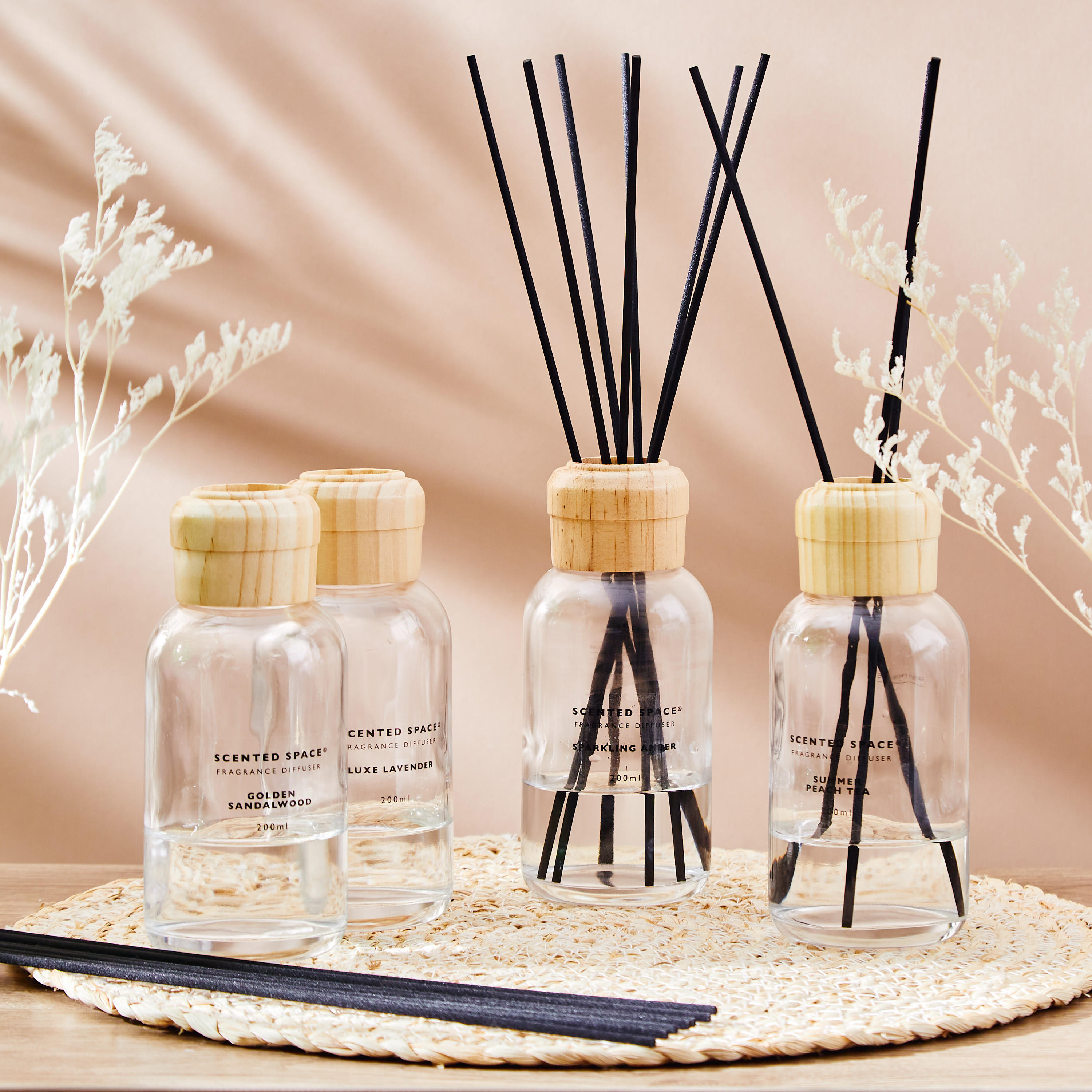 موزّع عطور بأعواد خشبية لوكس لافندر من سينتد سبيس - 200 مل-household-homefragrance-reeddiffusers-image-5