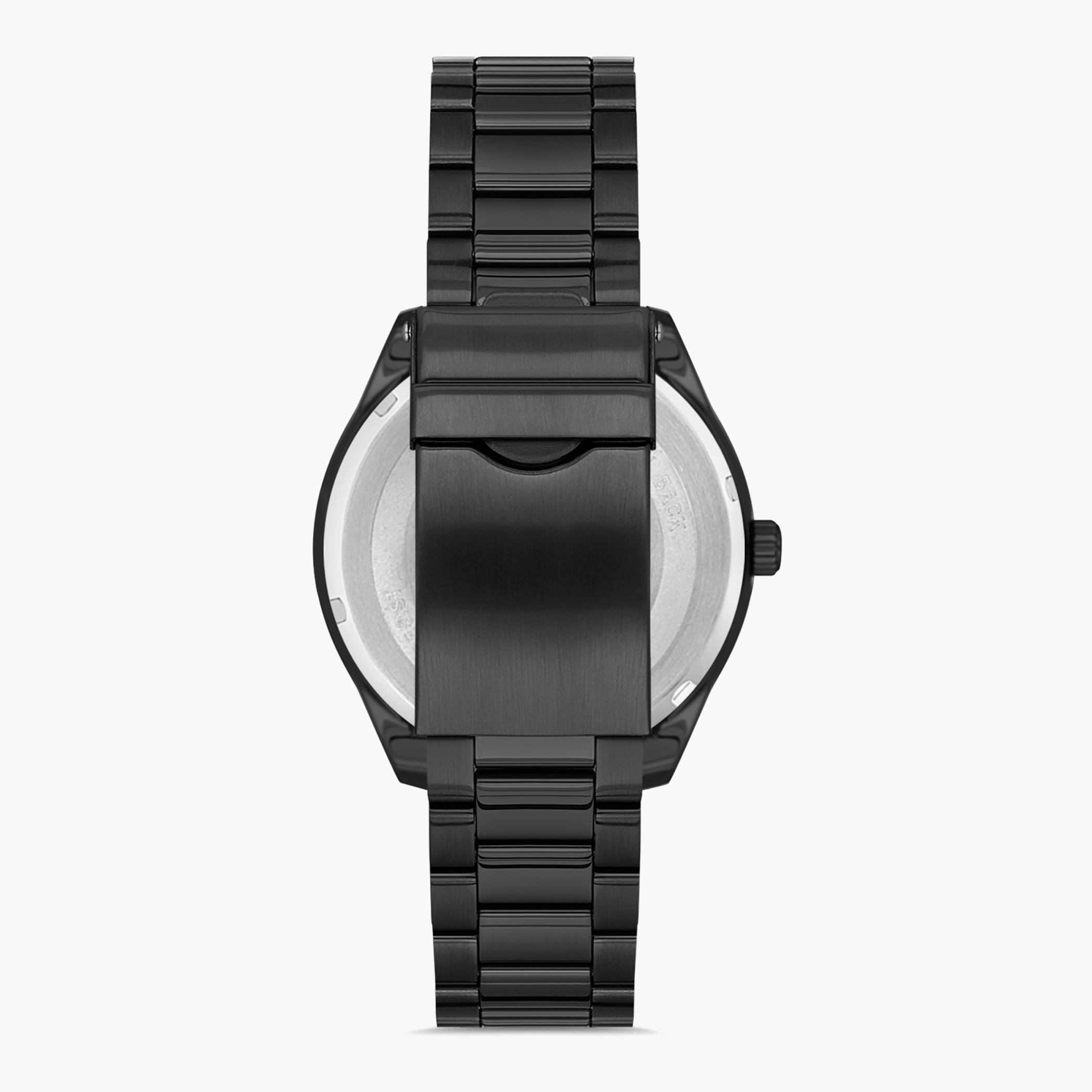 Omax Men's Black Analog Metal Strap Watch -00AS0139B002-men-watchesandjewellery-watches-image-3