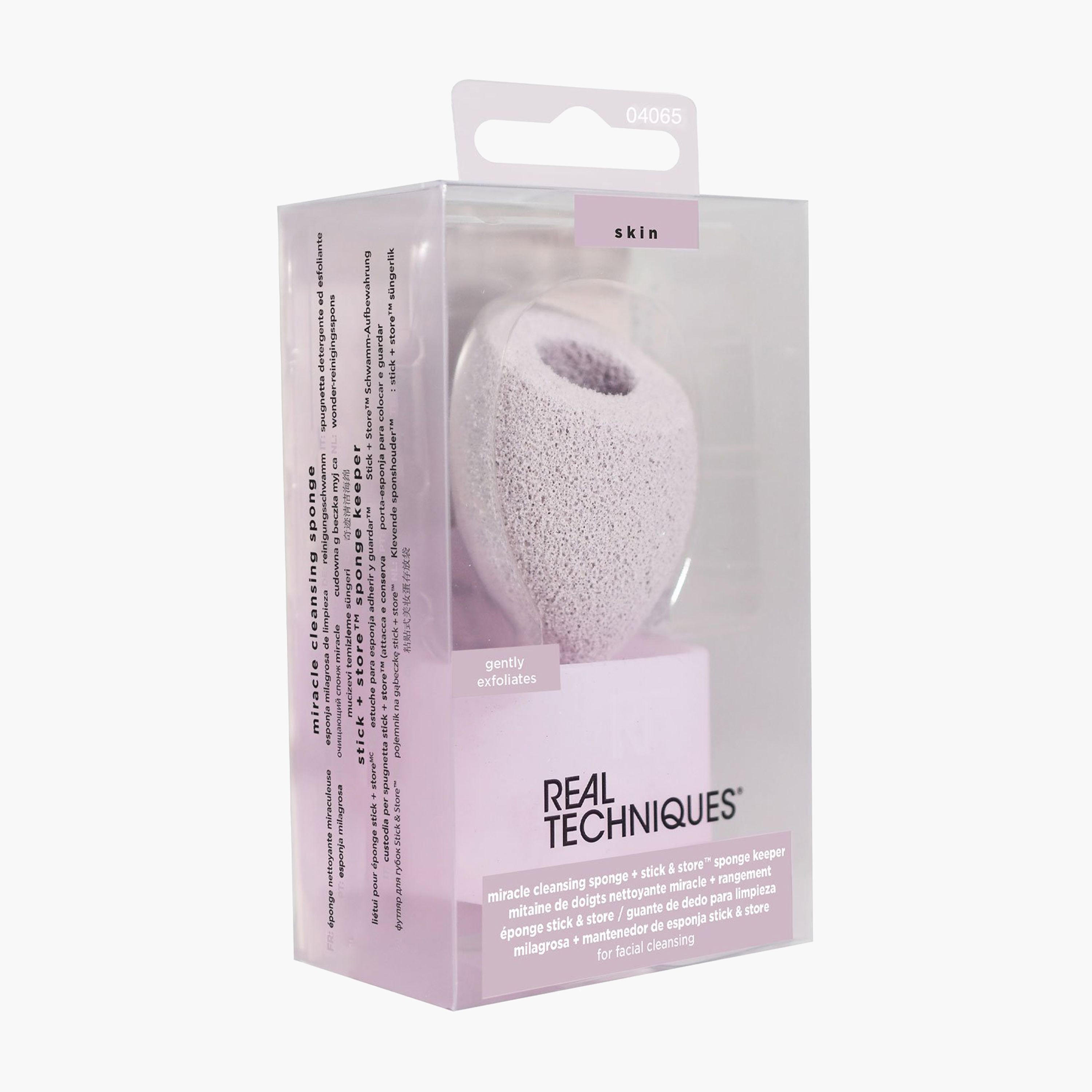 Real Techniques Miracle Cleansing Sponge with Stick and Store Sponge Keeper-beautyandpersonalcare-makeup-brushesandaccessories-sponges-image-3