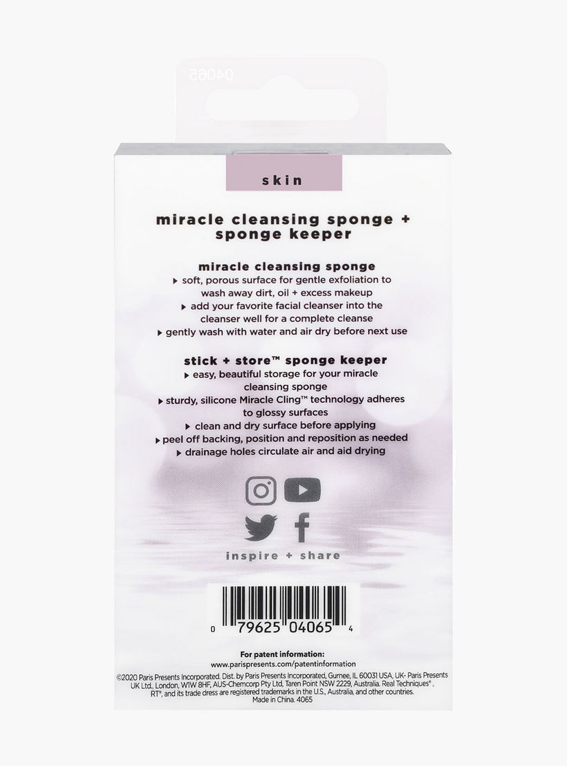 إسفنجة تنظيف ميراكل مع ستيك وحافظة تخزين للإسفنجة من ريل تكنيكس-beautyandpersonalcare-makeup-brushesandaccessories-sponges-image-4