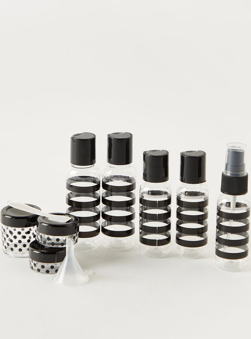 طقم قارورة سفر شفافة - 12 قطعة من فيندز-travel-accessories-image-2
