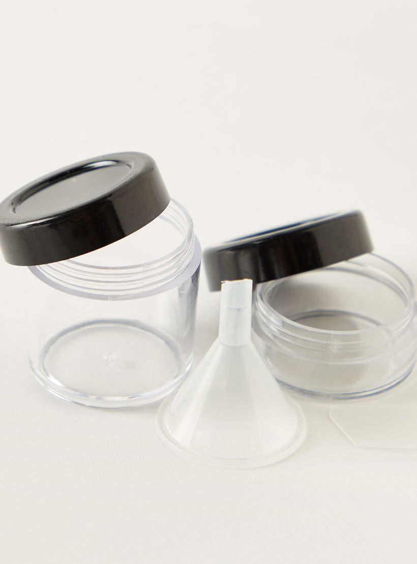 طقم قارورة مع شنطة صغيرة بسحّاب إغلاق - 9 قطع من فايندز-travel-accessories-image-4