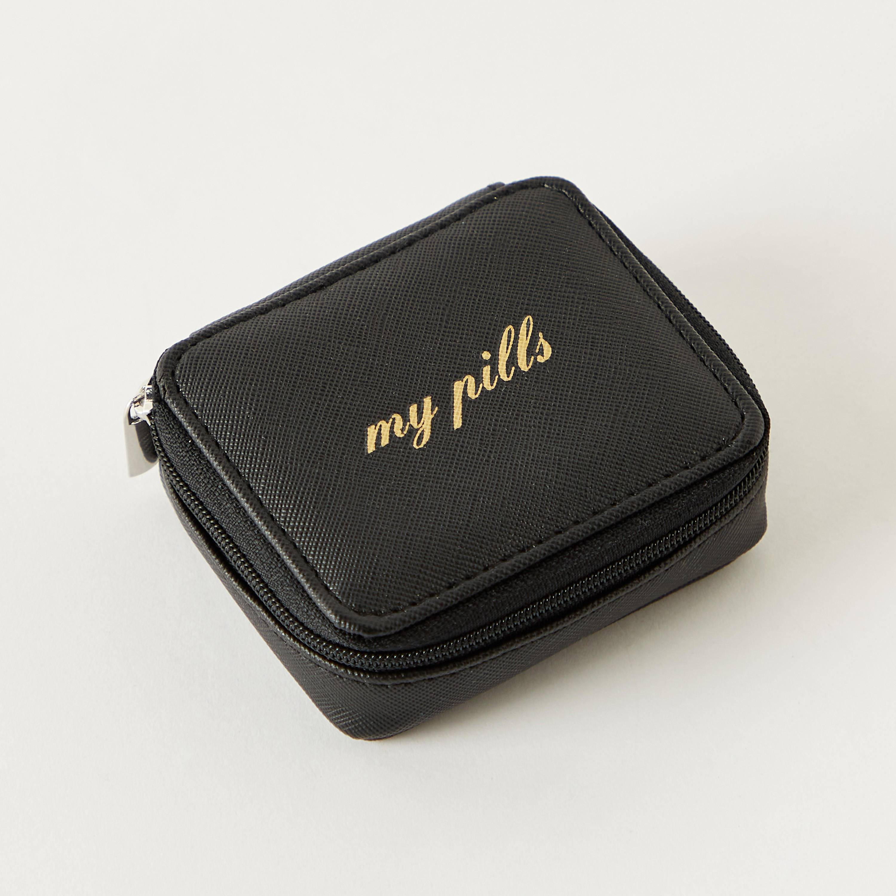 Findz Textured Pill Case with Zip Closure-travel-accessories-image-1
