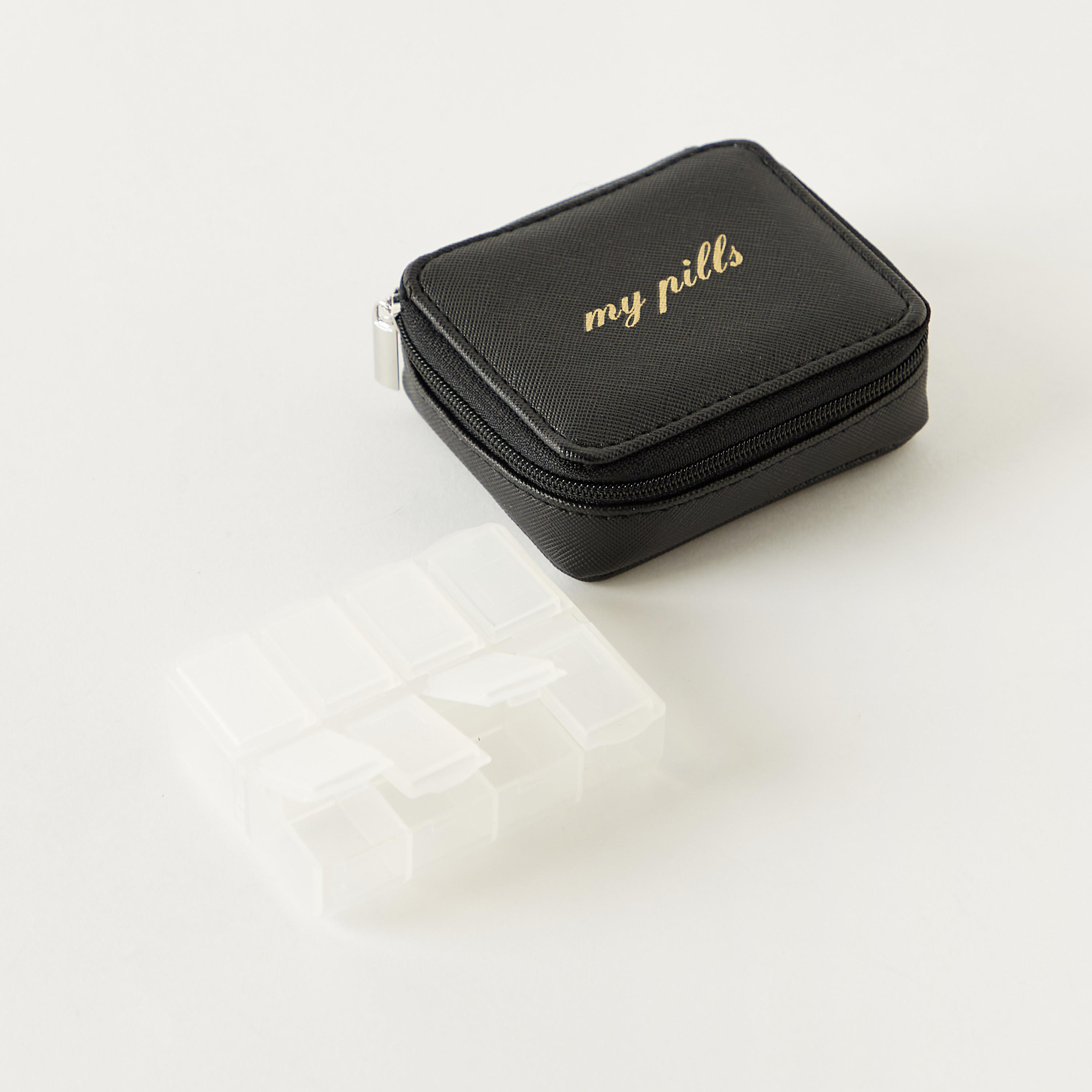 Findz Textured Pill Case with Zip Closure-travel-accessories-image-2