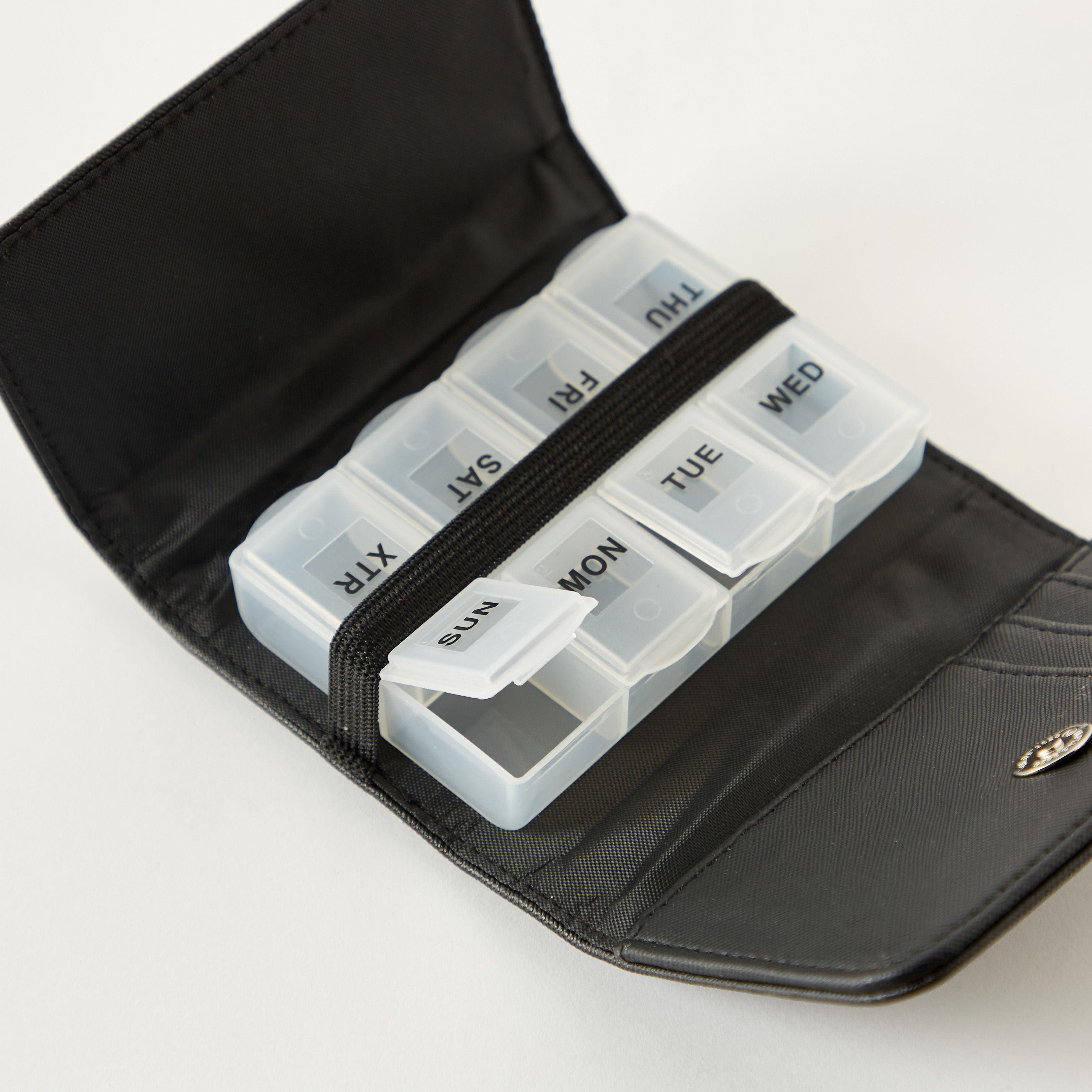 Findz Textured Pill Case with Snap Button Closure-travel-accessories-image-4