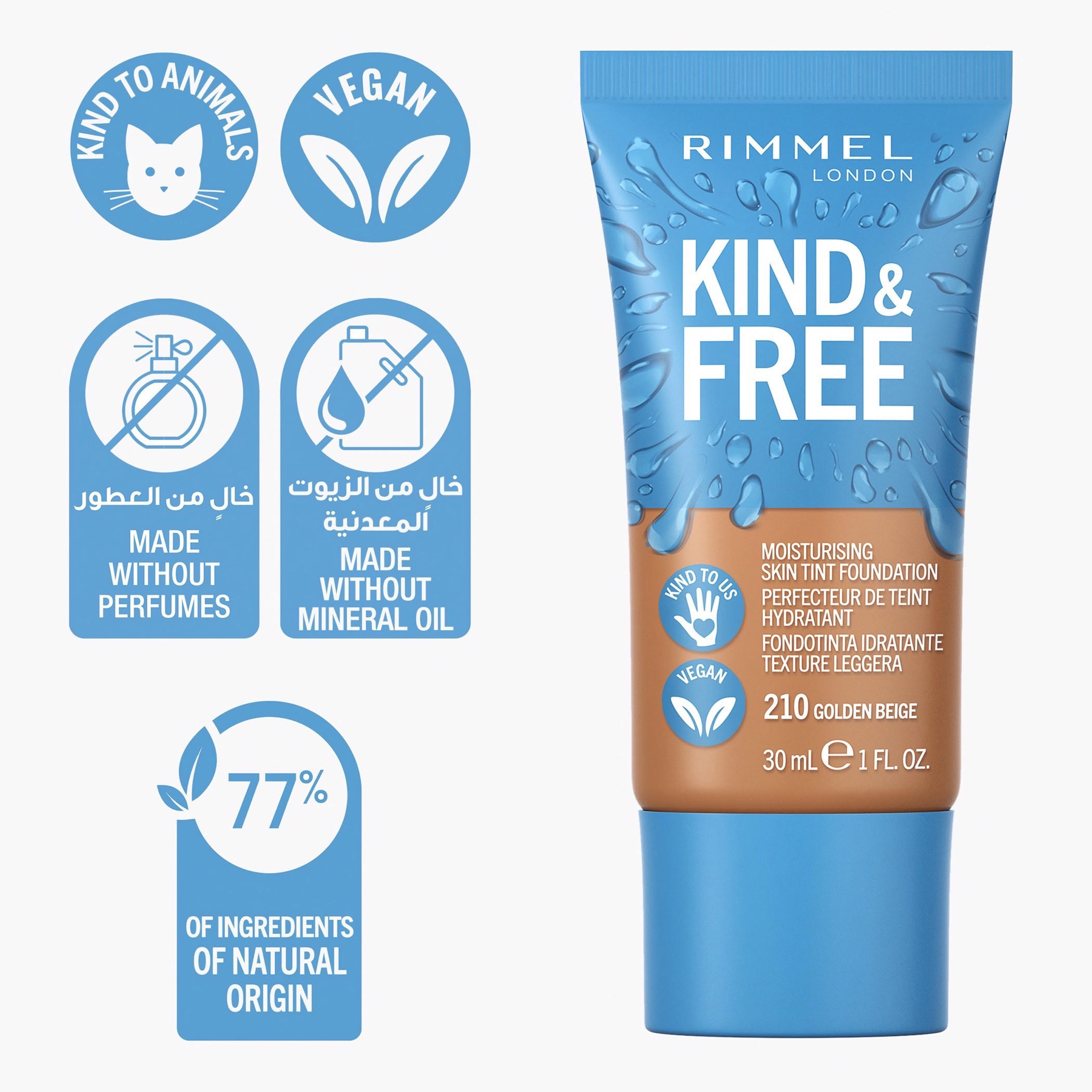 Rimmel Kind and Free Moisturising Skin Tint Foundation - 30 ml-beautyandpersonalcare-makeup-face-foundations-image-2