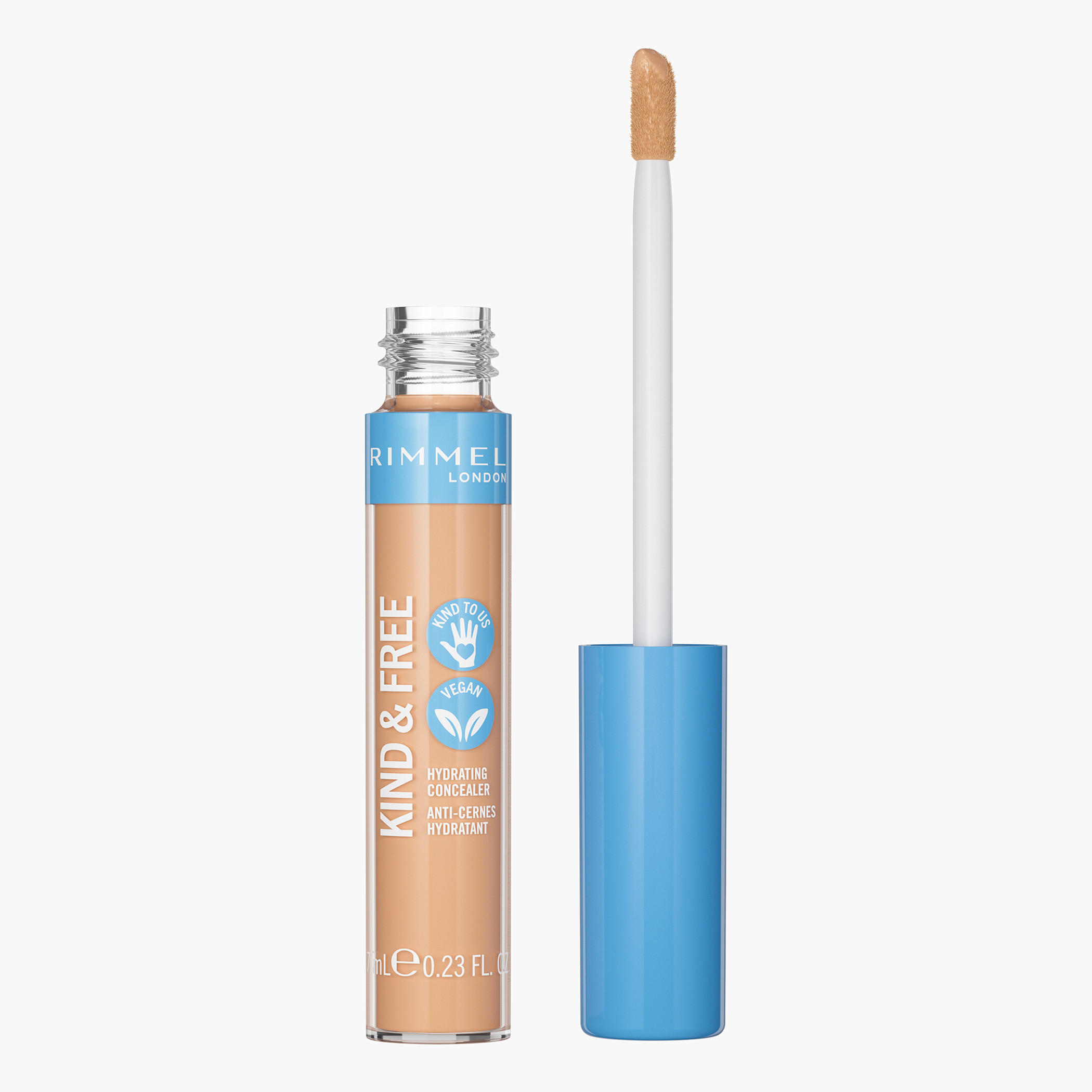 كونسيلر سائل مرطب كايند أند فري أول داي من ريميل - 7 مل-beautyandpersonalcare-makeup-face-concealers-image-1