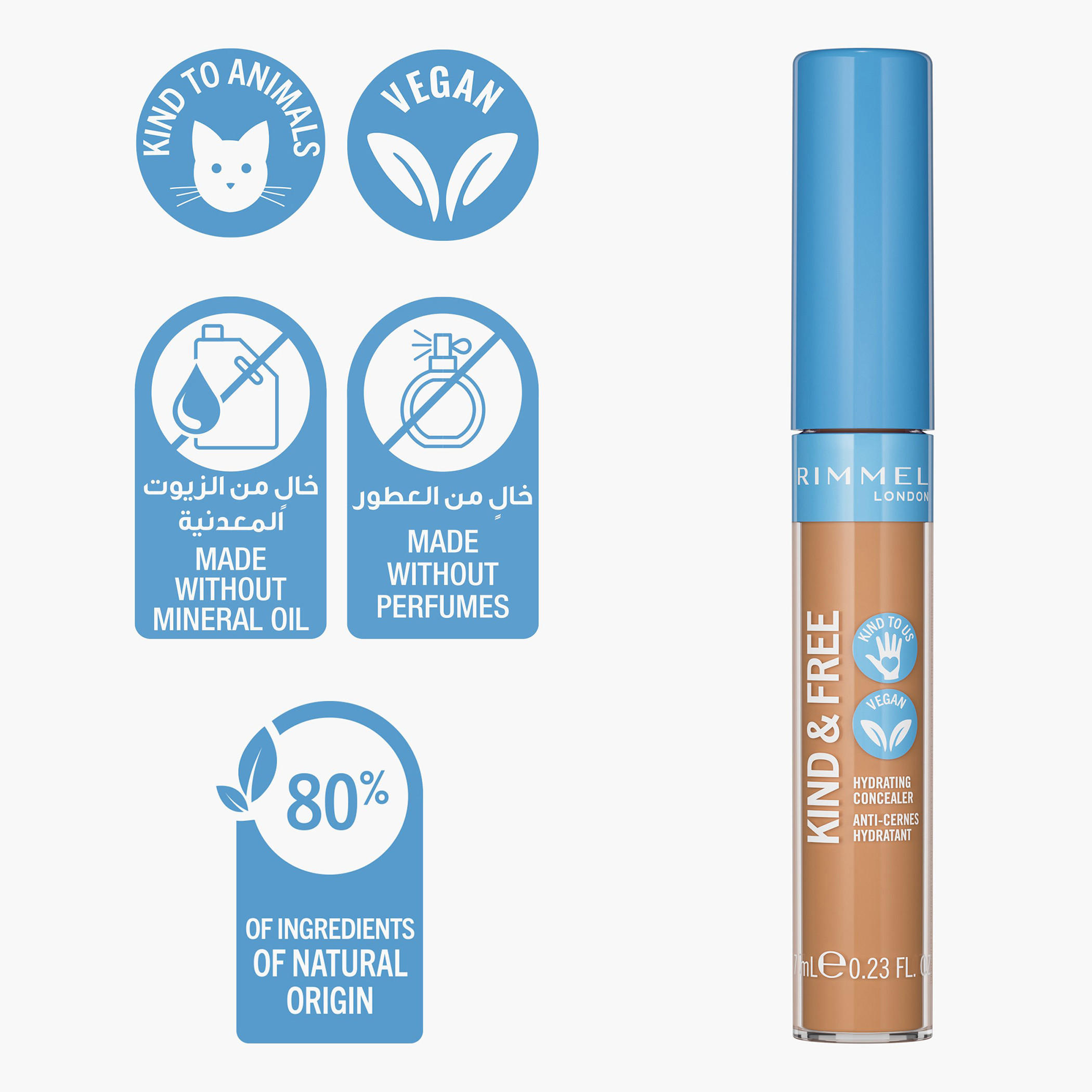 Rimmel Kind and Free All-Day Hydrating Liquid Concealer - 7 ml-beautyandpersonalcare-makeup-face-concealers-image-2