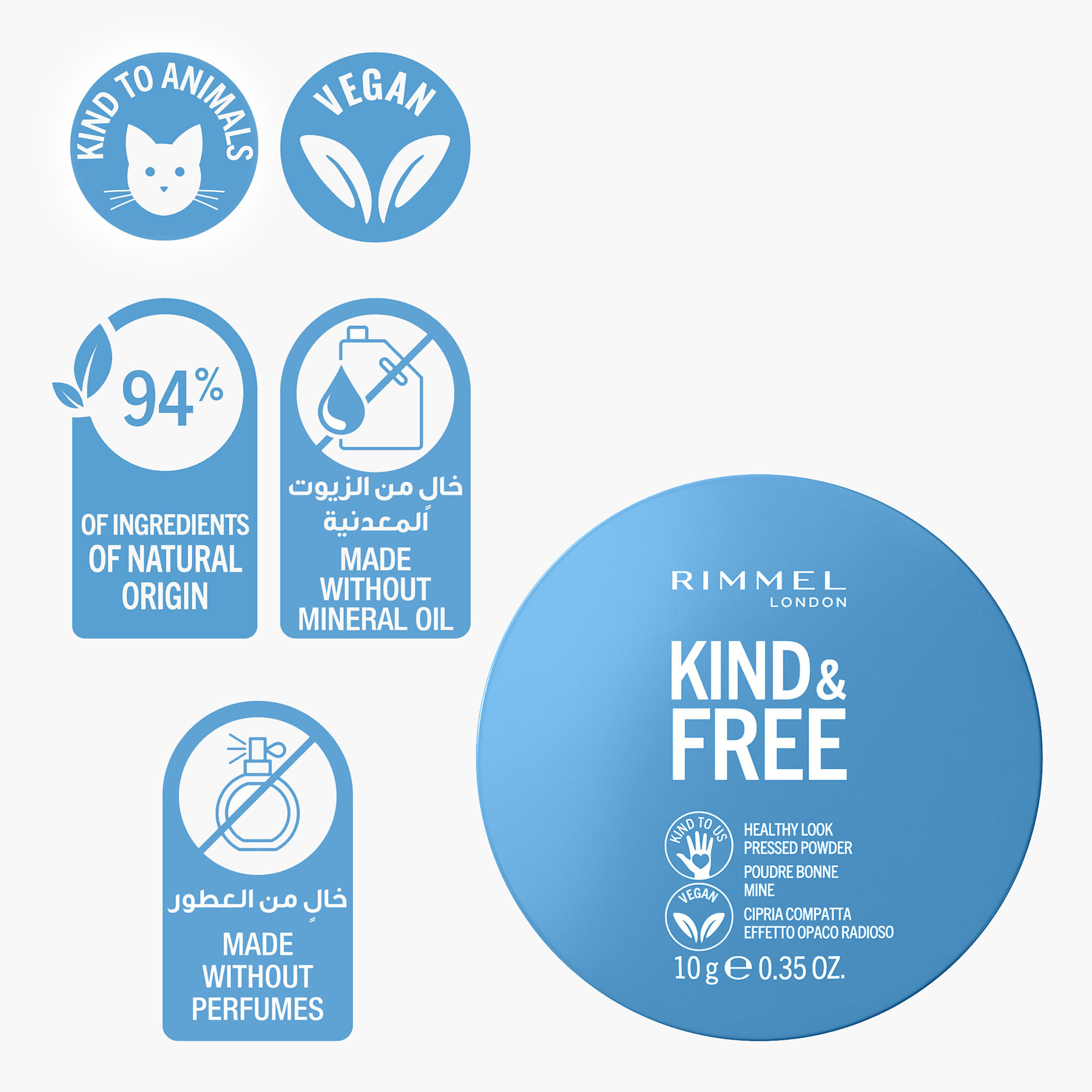 Rimmel Kind and Free Pressed Powder Foundation - 10 gms-beautyandpersonalcare-makeup-face-foundations-image-2