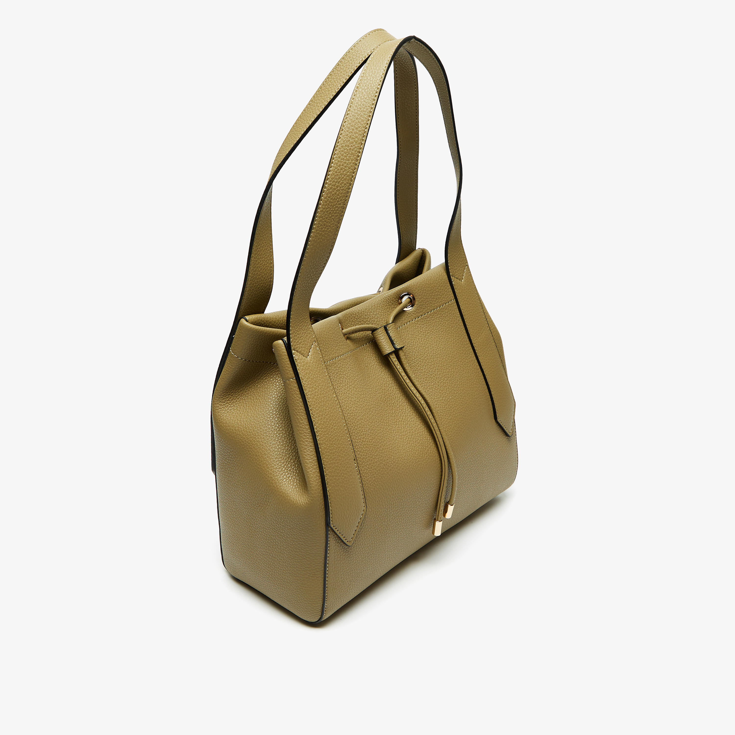 Celeste Solid Shoulder Bag with Drawstring Closure-women-bagsandwallets-handbags-image-3