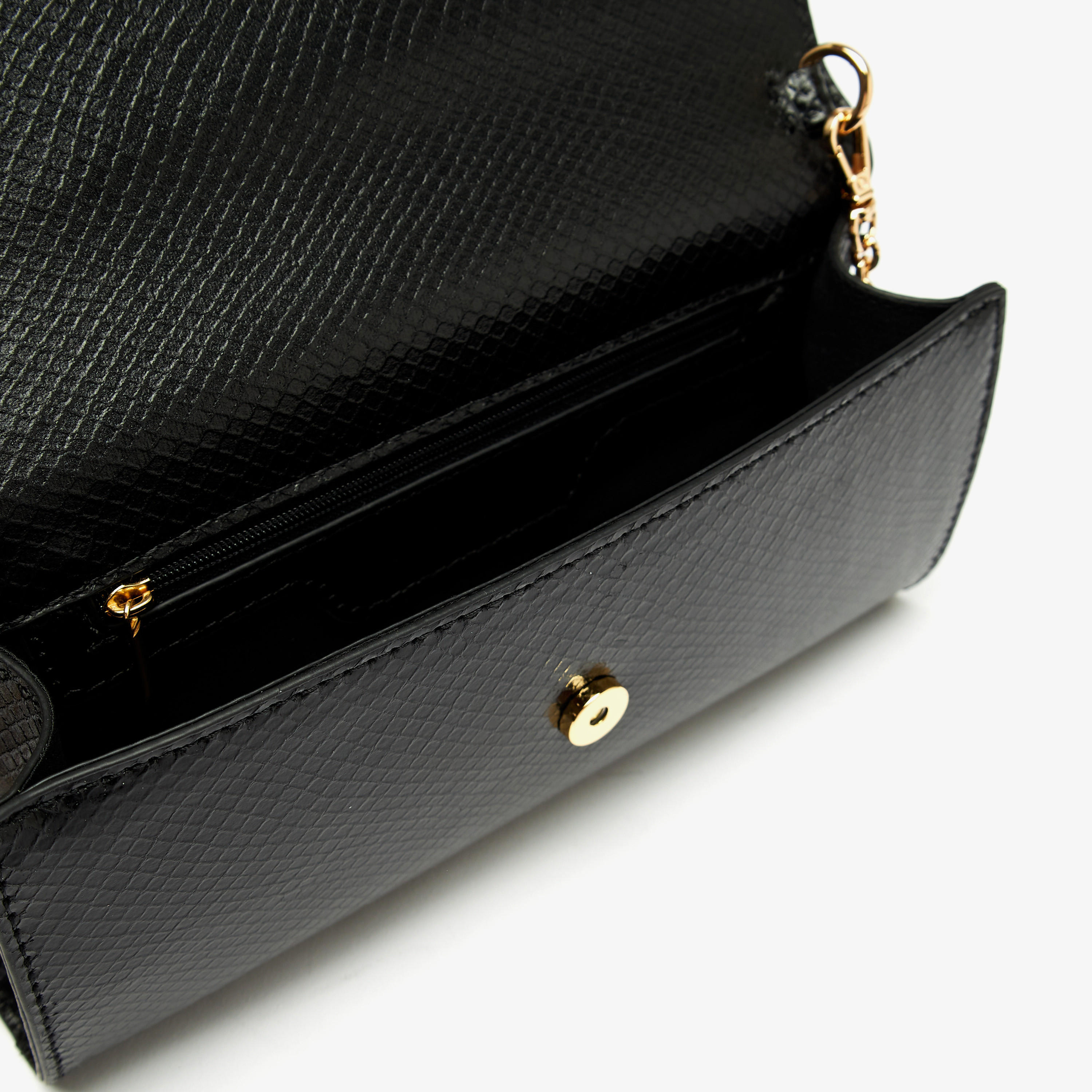Celeste Textured Clutch with Detachable Chain Strap and Button Closure-women-bagsandwallets-wallets-image-6