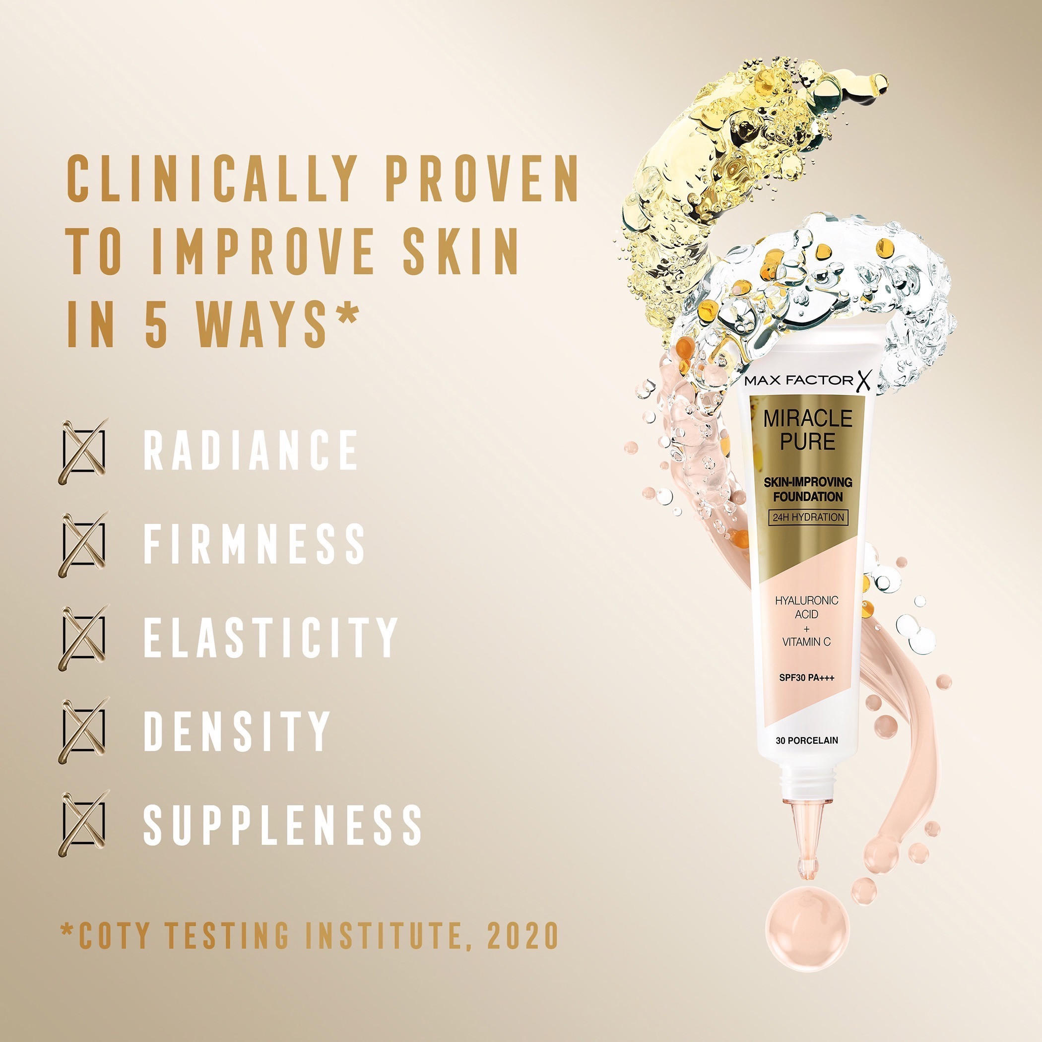 كريم أساس ميراكل بيور لتحسين البشرة من ماكس فاكتور-beautyandpersonalcare-makeup-face-foundations-image-7