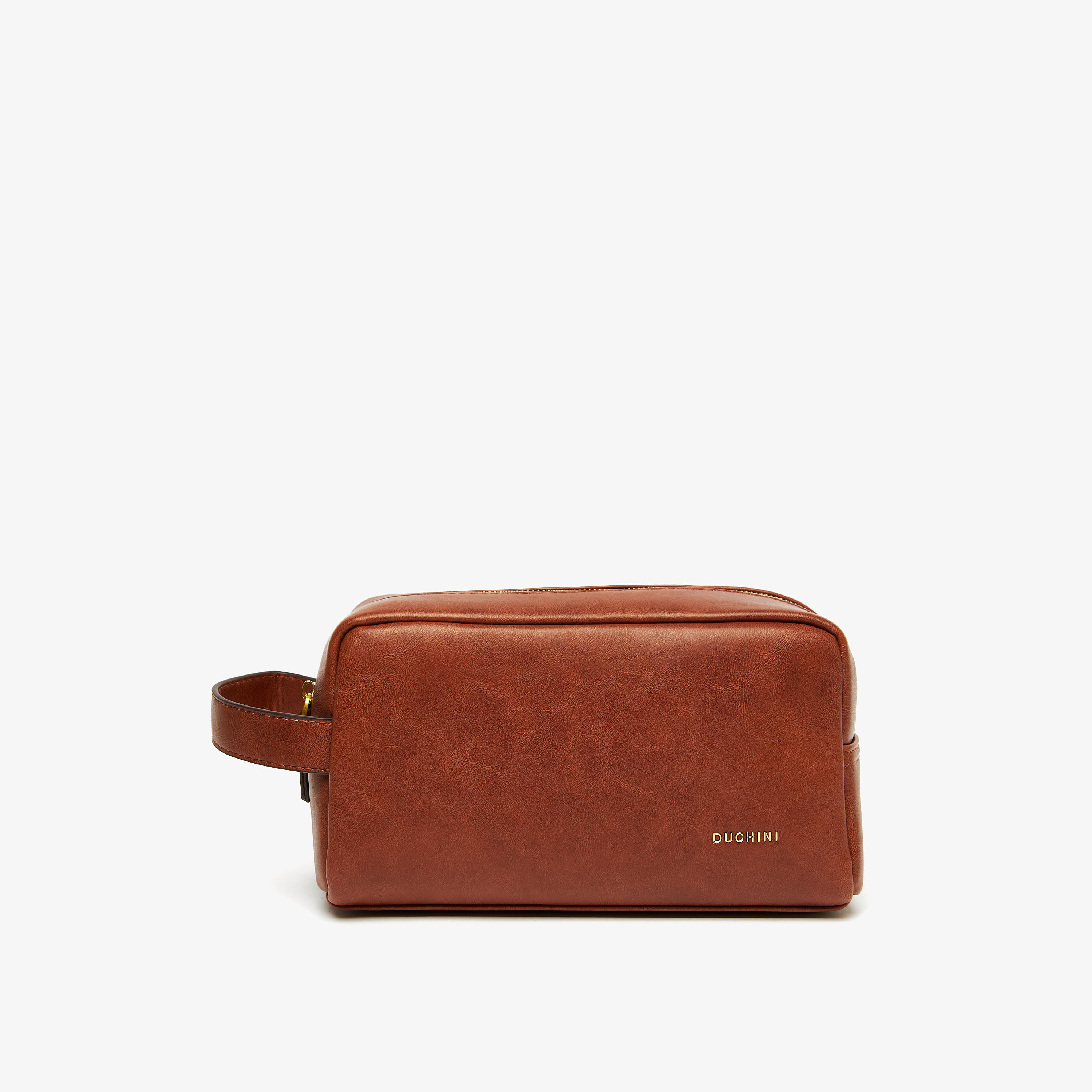 شنطة صغيرة بارزة الملمس بسحّاب إغلاق وسوار معصم من دوتشيني-men-beltsandwallets-wallets-image-1