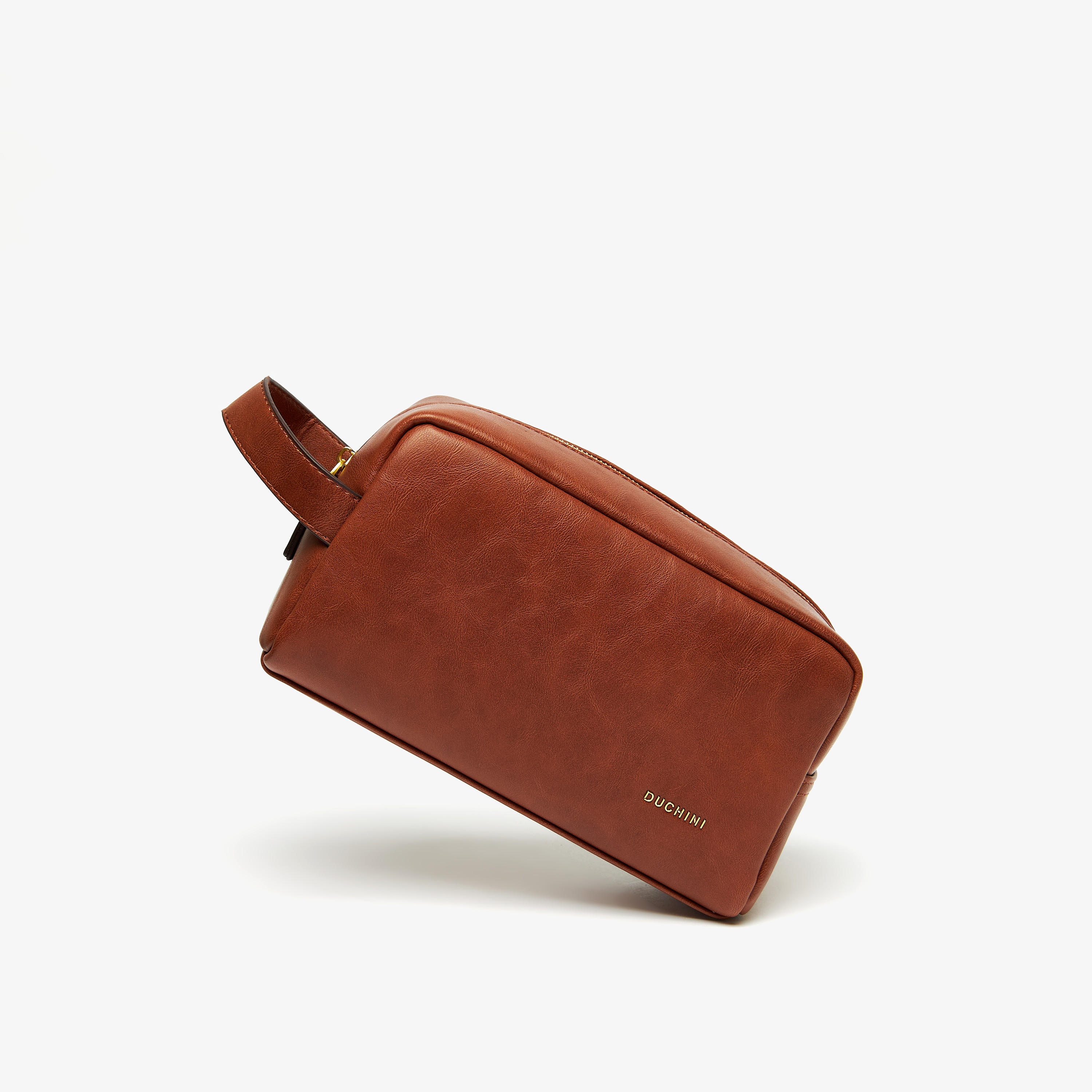 شنطة صغيرة بارزة الملمس بسحّاب إغلاق وسوار معصم من دوتشيني-men-beltsandwallets-wallets-image-3