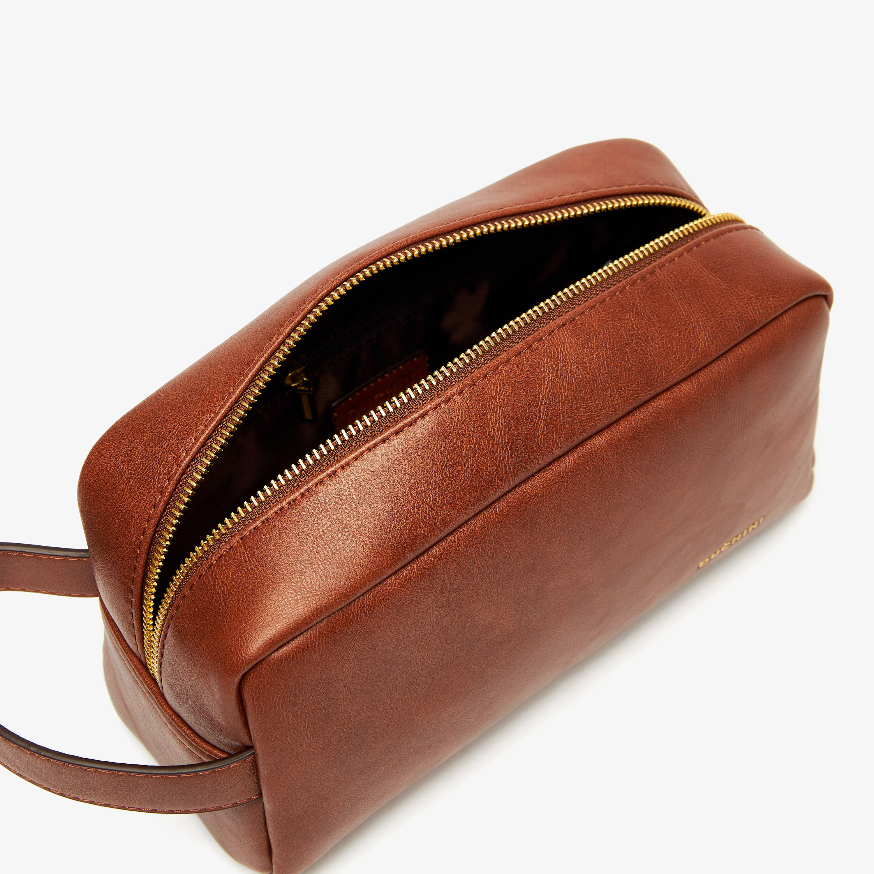 شنطة صغيرة بارزة الملمس بسحّاب إغلاق وسوار معصم من دوتشيني-men-beltsandwallets-wallets-image-5