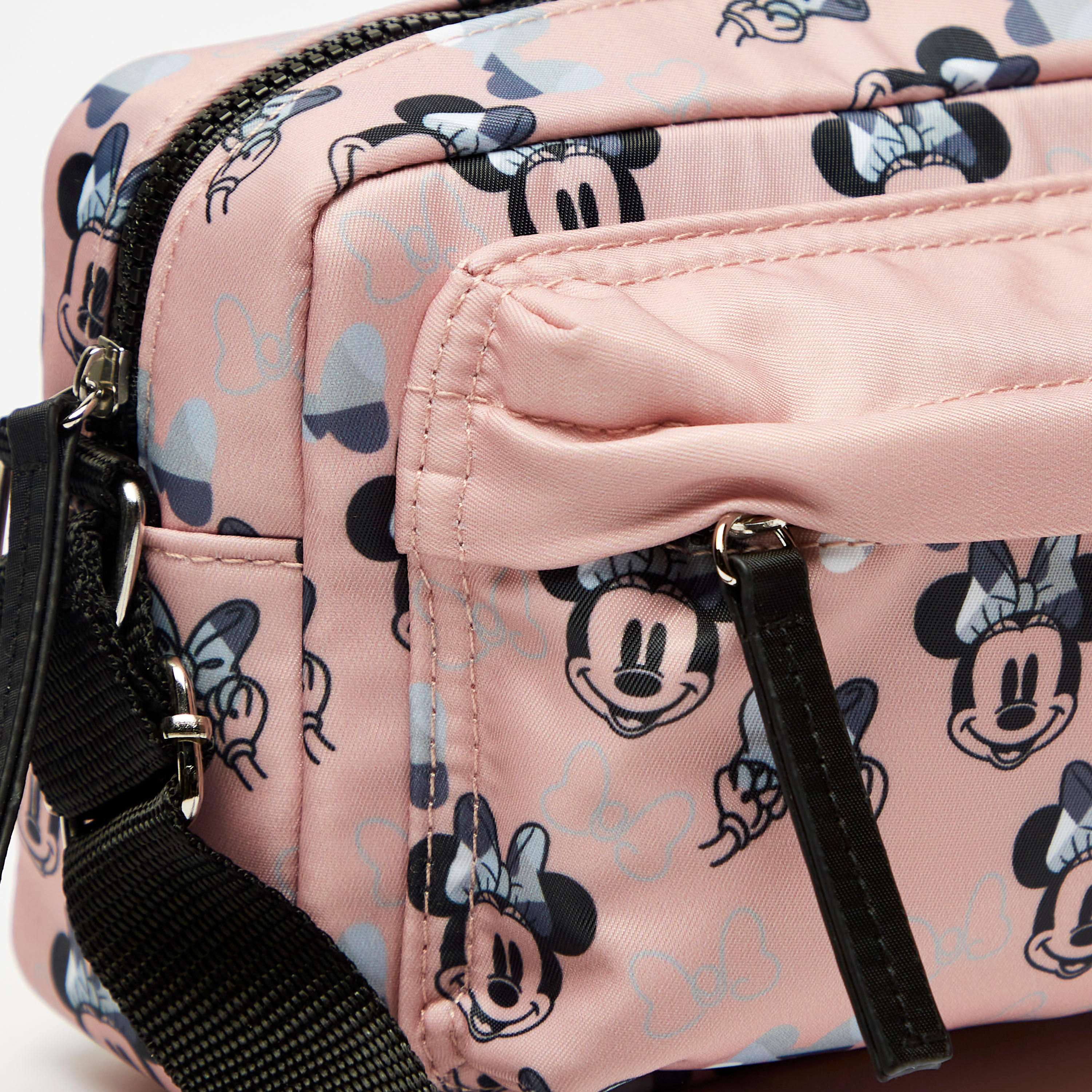 شنطة كروس بودي بطبعات ميني ماوس وحزام قابل للتعديل وسحاب إغلاق-women-bagsandwallets-handbags-image-4