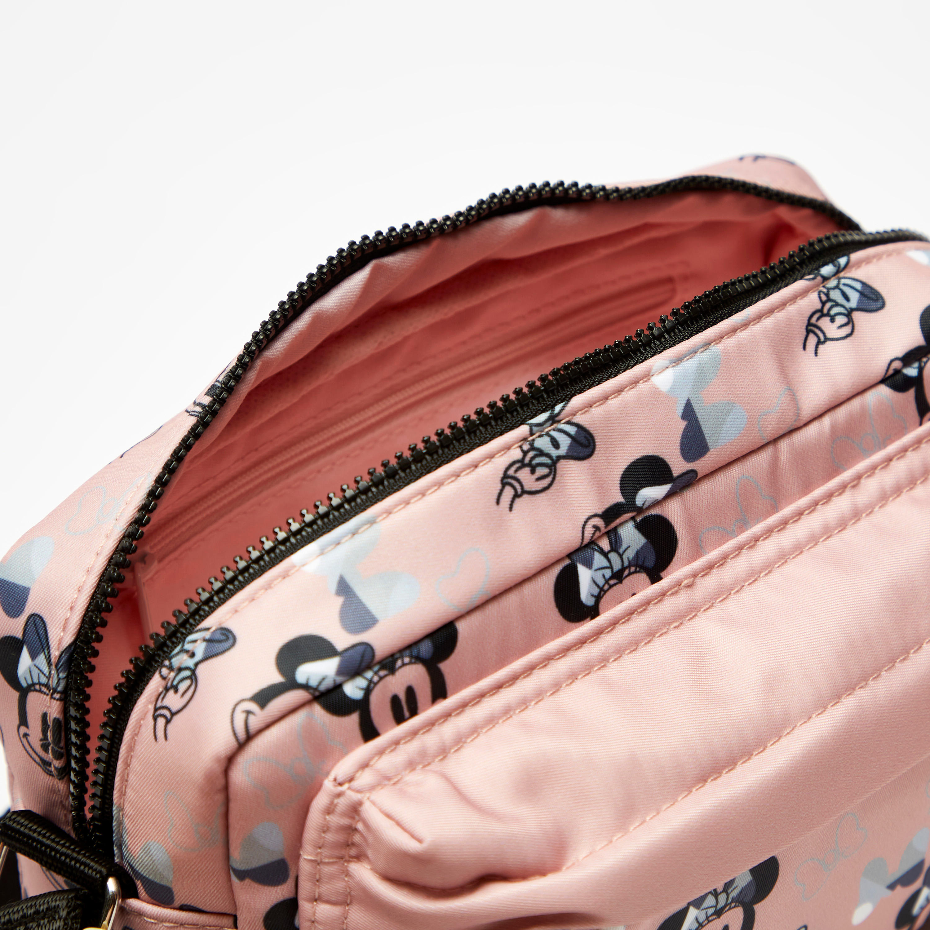 شنطة كروس بودي بطبعات ميني ماوس وحزام قابل للتعديل وسحاب إغلاق-women-bagsandwallets-handbags-image-5
