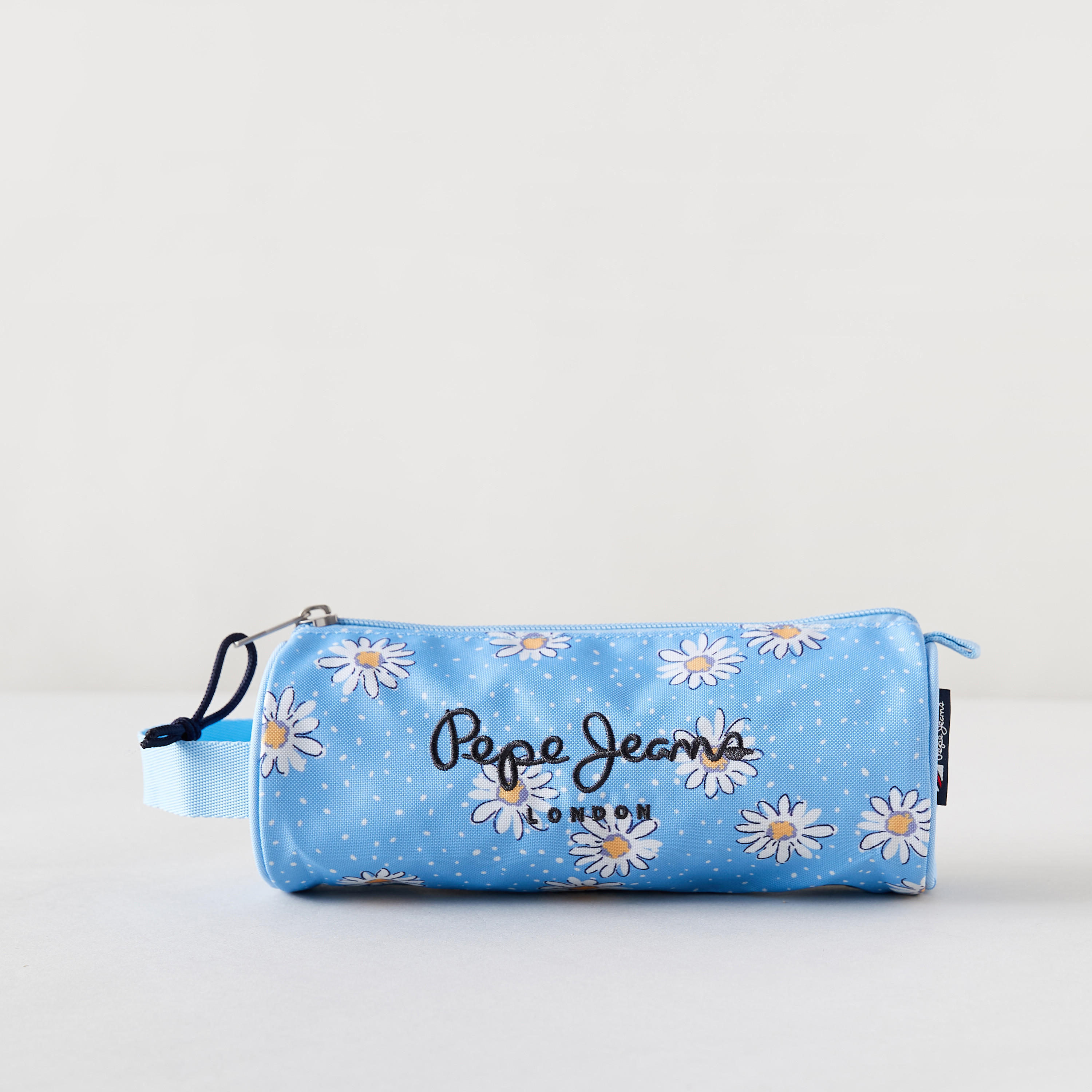 Pepe Jeans Floral Print Pencil Case with Zip Closure-school-stationery-pencilcases-image-1