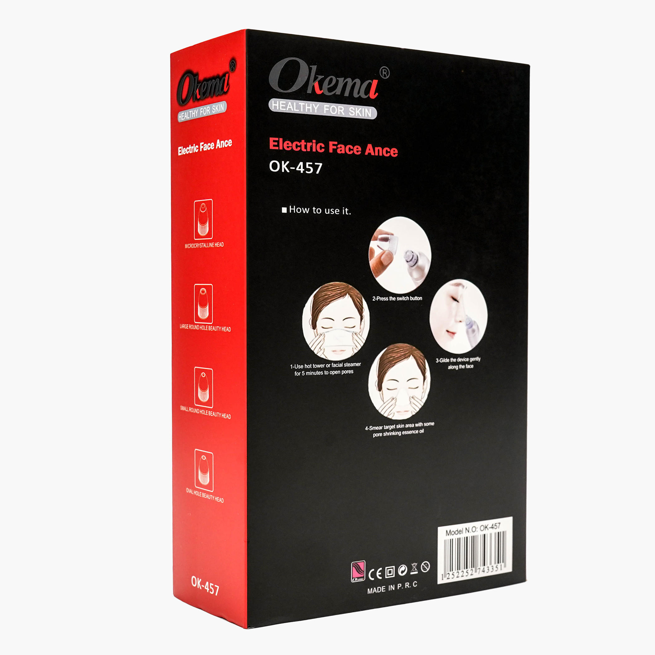 Okema Electric Blackhead and Acne Removal Tool-beautyandpersonalcare-appliances-faceandskintools-image-4