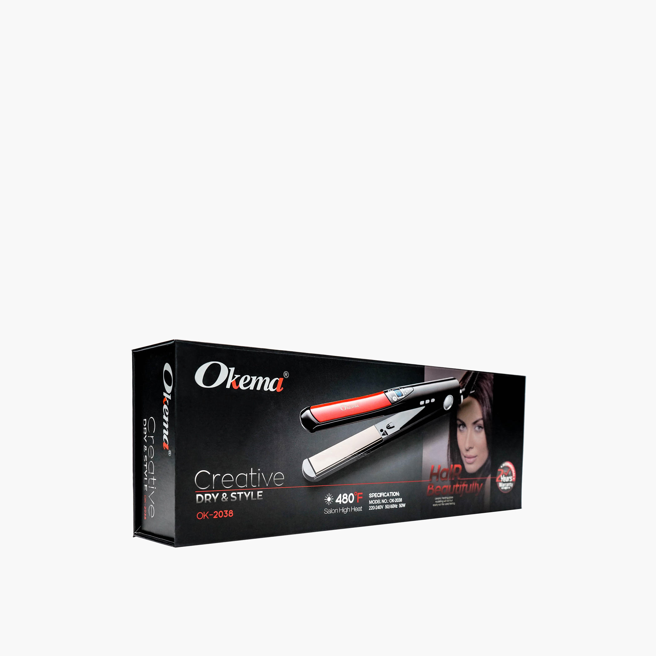 Okema Ceramic Hair Straightener-beautyandpersonalcare-appliances-hairstylingtools-straighteners-image-4
