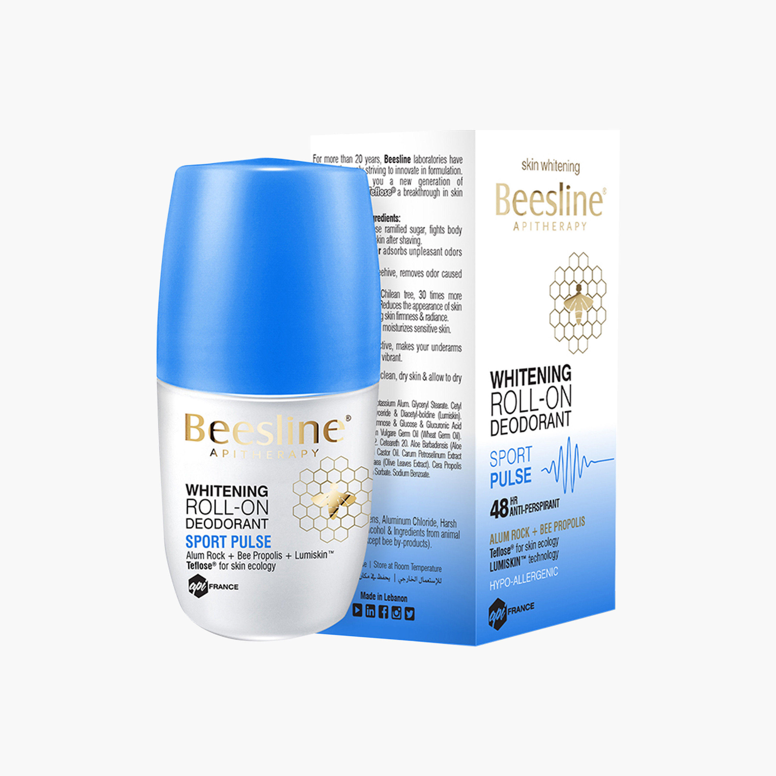 مزيل عرق مفتح للبشرة بالكرة الدوارة سبورت بلص من بيزلين - 50 مل-beautyandpersonalcare-fragrance-women-image-2