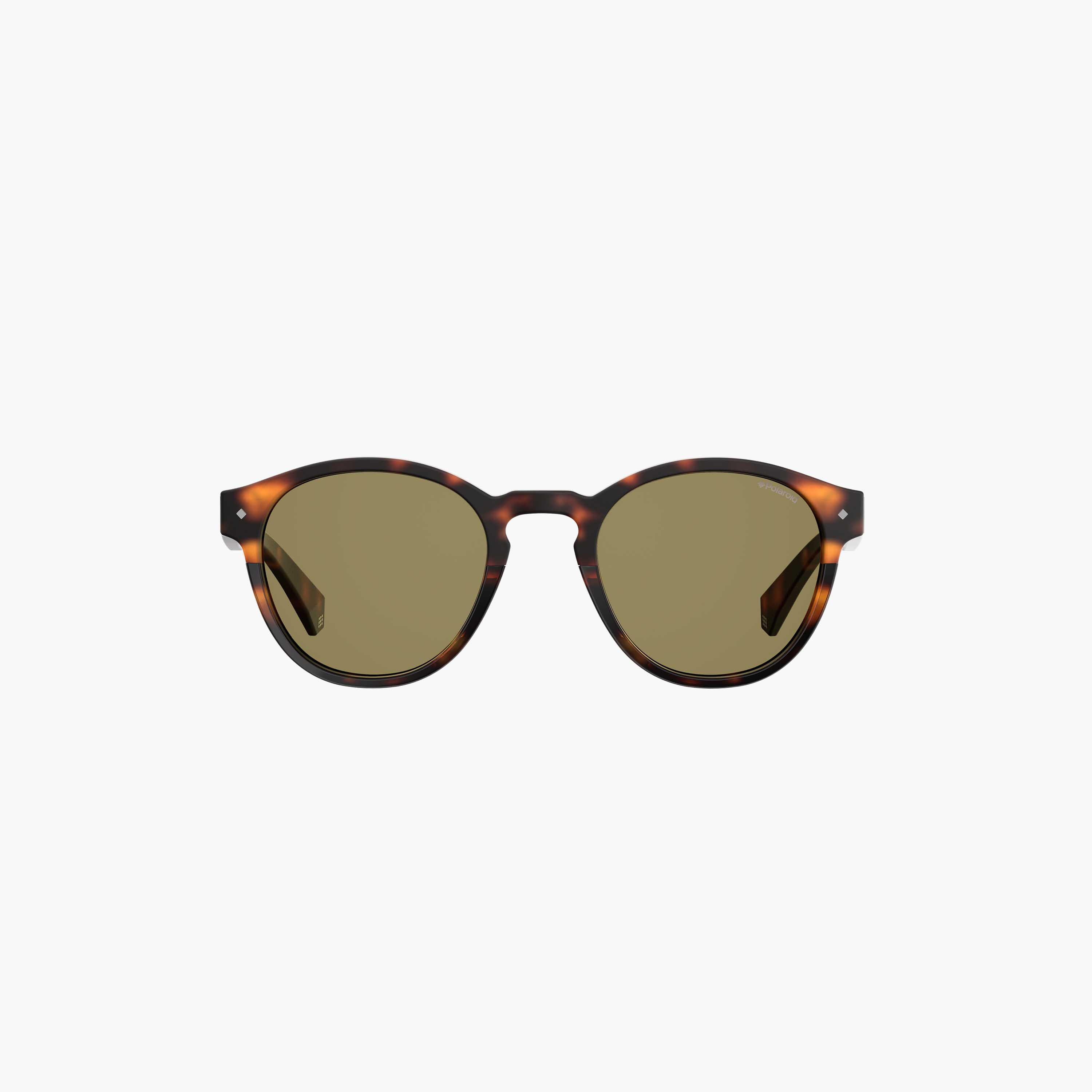 Polaroid Men Brown Polarised and UV Protected Lens Round Sunglass-men-sunglasses-image-2