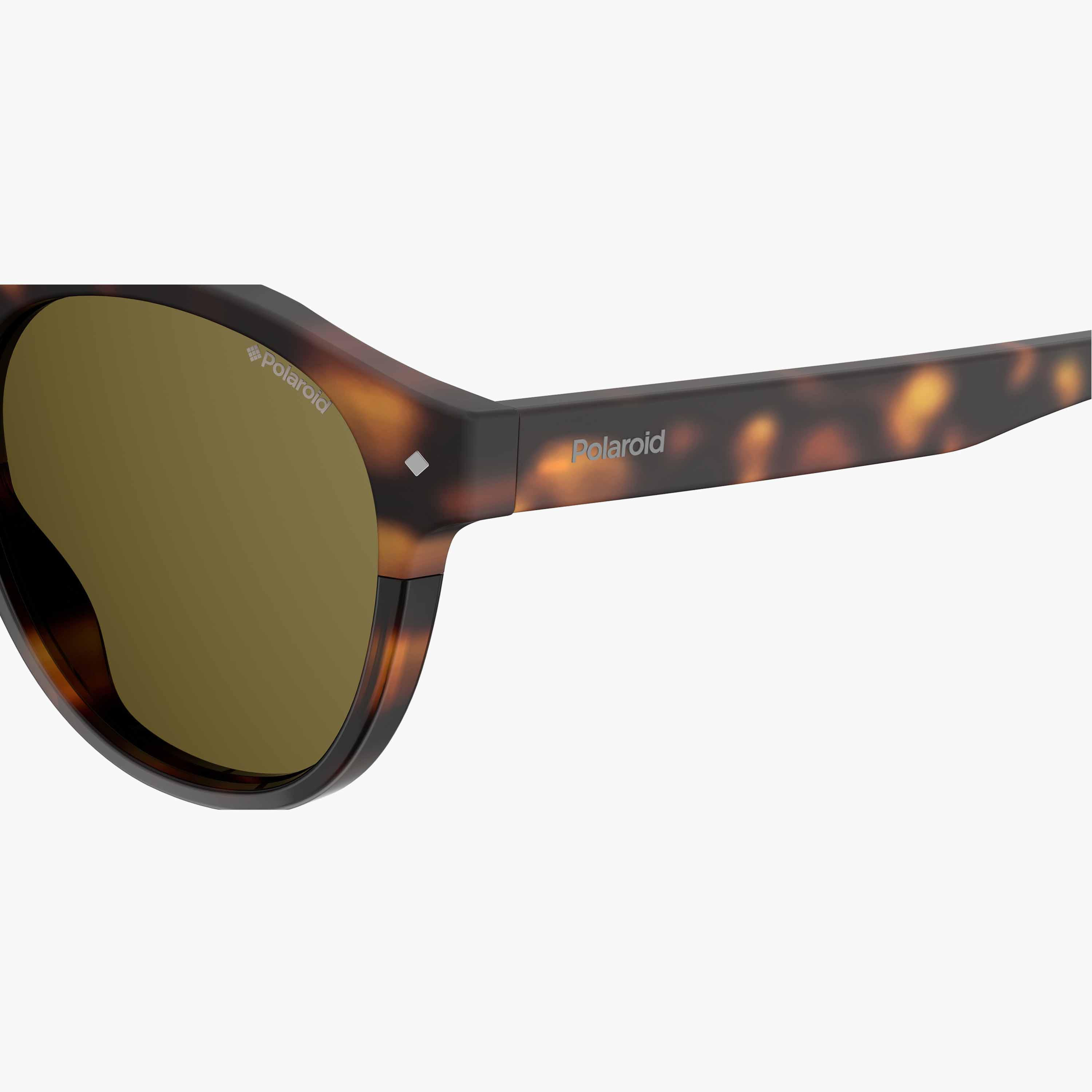Polaroid Men Brown Polarised and UV Protected Lens Round Sunglass-men-sunglasses-image-3