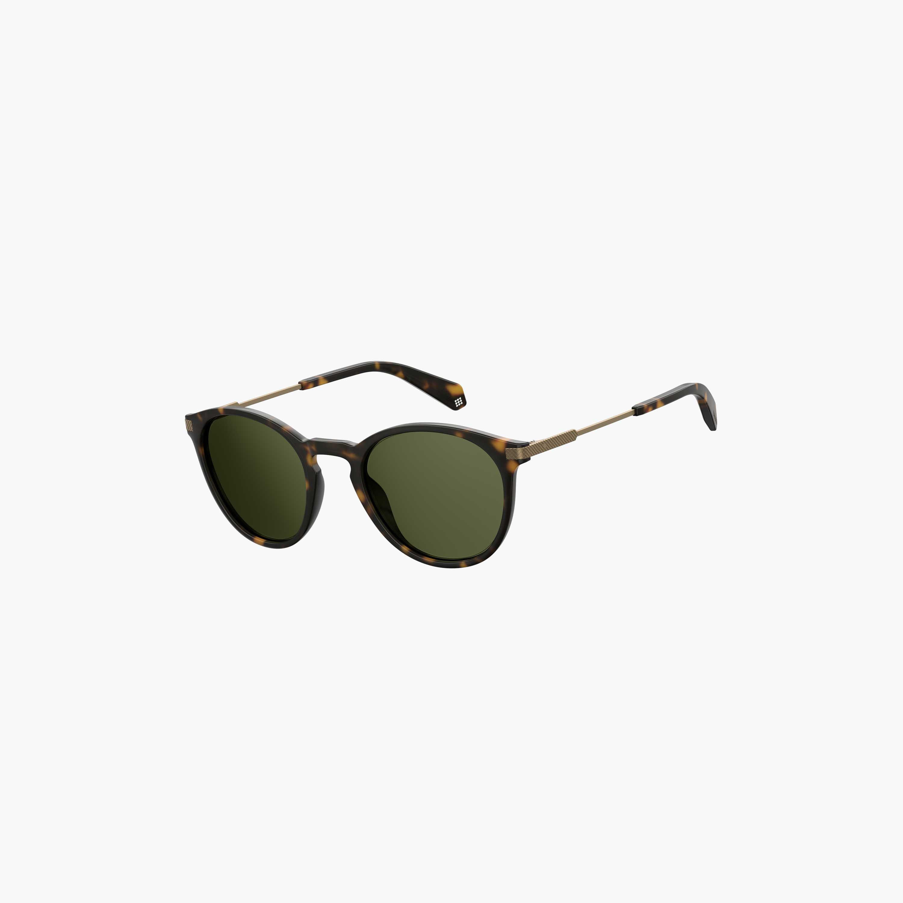 Polaroid Polarized and UV Protected Green Lens 50 mm Pantos Sunglasses | 201023-men-sunglasses-image-1