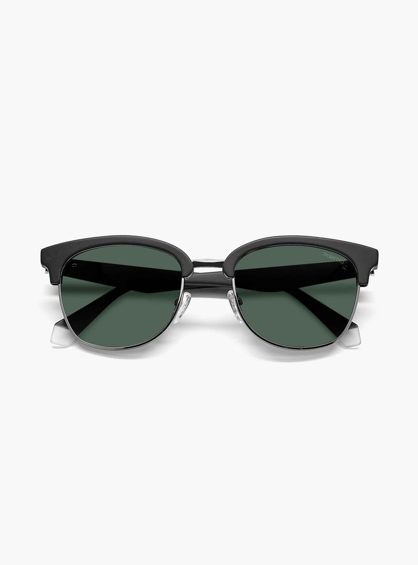 Polaroid Polarized and UV Protected Green Lens 53 mm Browline Sunglasses | 203950-men-sunglasses-image-5
