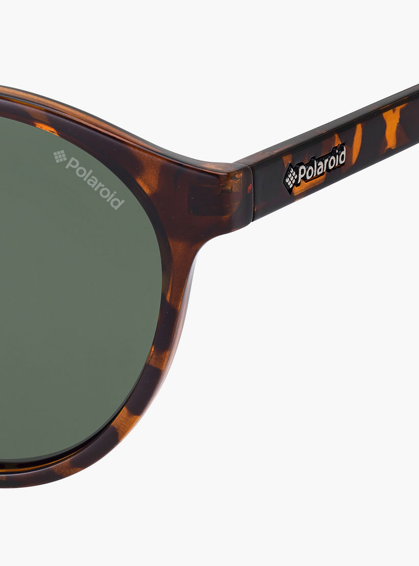 Polaroid Men Green Polarised and UV Protected Lens Round Sunglass-men-sunglasses-image-4