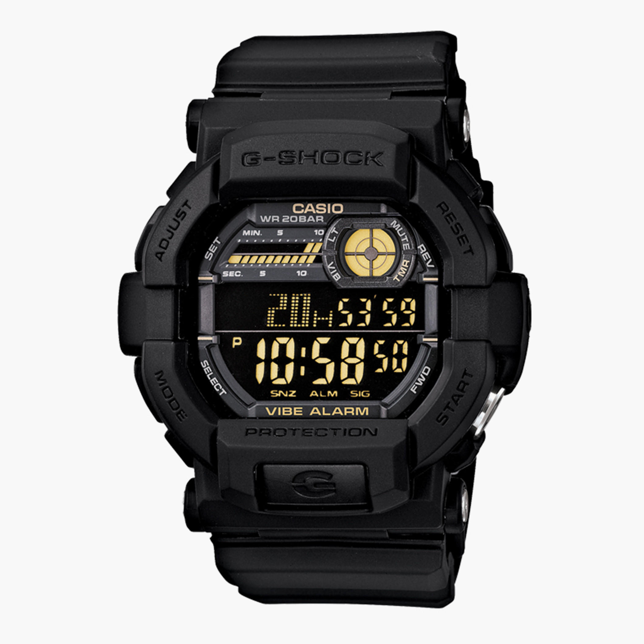 ساعة جي-شوك ​​للرجال رقمية سوداء راتنج - GD-350-1BDR-men-watchesandjewellery-watches-image-1