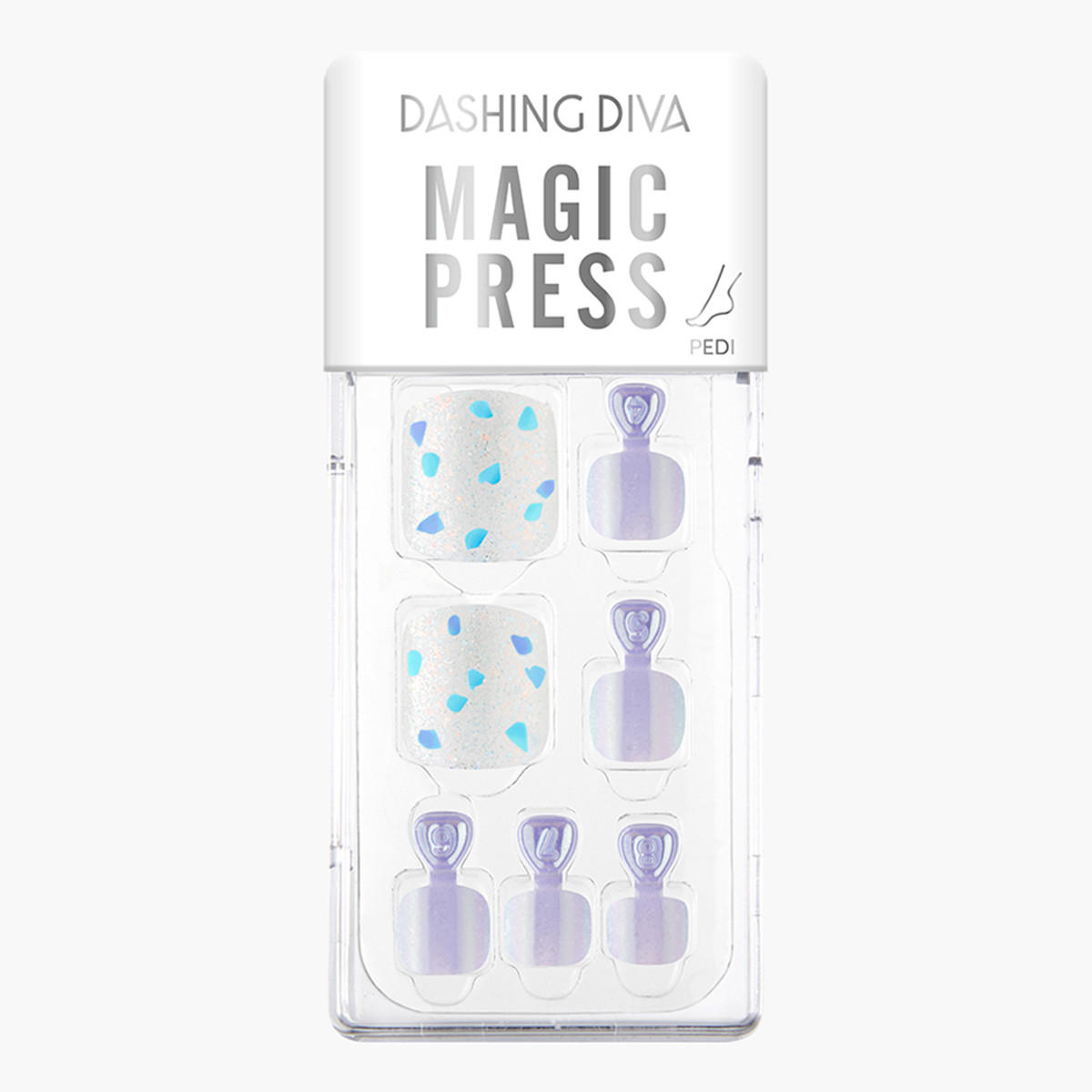 طقم أظافر القدمين ماجيك برس من داشينج ديفا-beautyandpersonalcare-makeup-nails-artificialnails-image-1