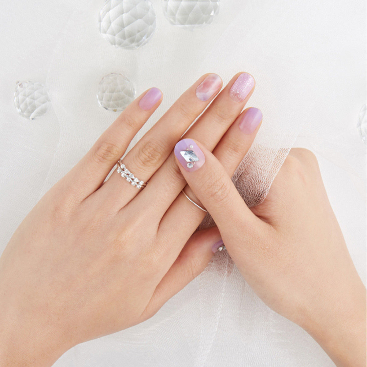 مجموعة أحجار وملصقات أظافر بحجر كبير لامع 36 قطعة من داشينج ديفا-beautyandpersonalcare-makeup-nails-artificialnails-image-2