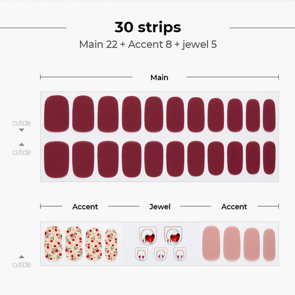 مجموعة أحجار وملصقات أظافر بحجر كبير لامع 35 قطعة من داشينج ديفا-beautyandpersonalcare-makeup-nails-artificialnails-image-3