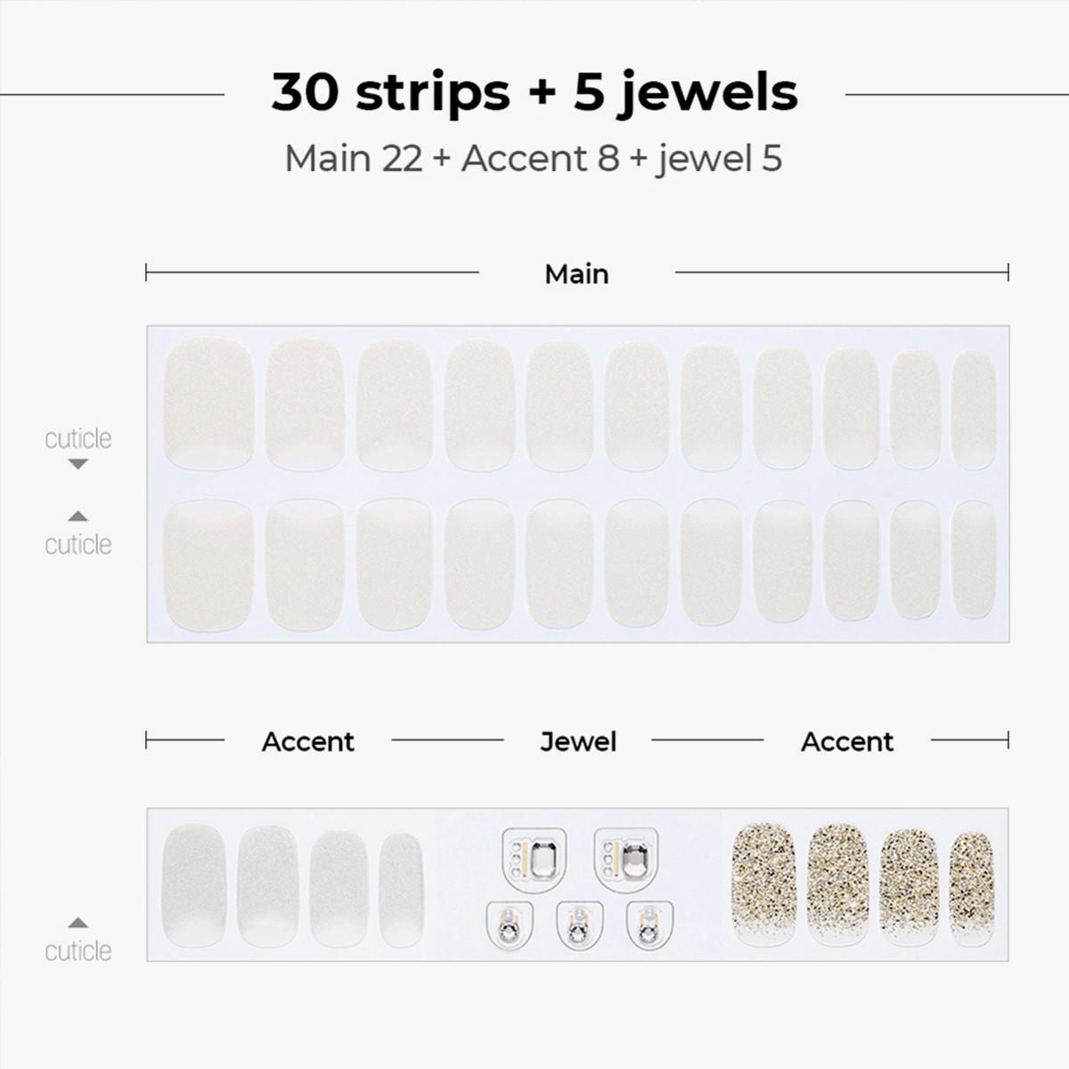مجموعة أحجار وملصقات أظافر بحجر كبير لامع 35 قطعة من داشينج ديفا-beautyandpersonalcare-makeup-nails-artificialnails-image-4