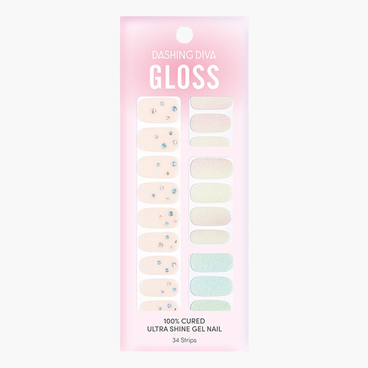 مجموعة ملصقات أظافر لامعة 35 قطعة من داشنج ديفا-beautyandpersonalcare-makeup-nails-artificialnails-image-1