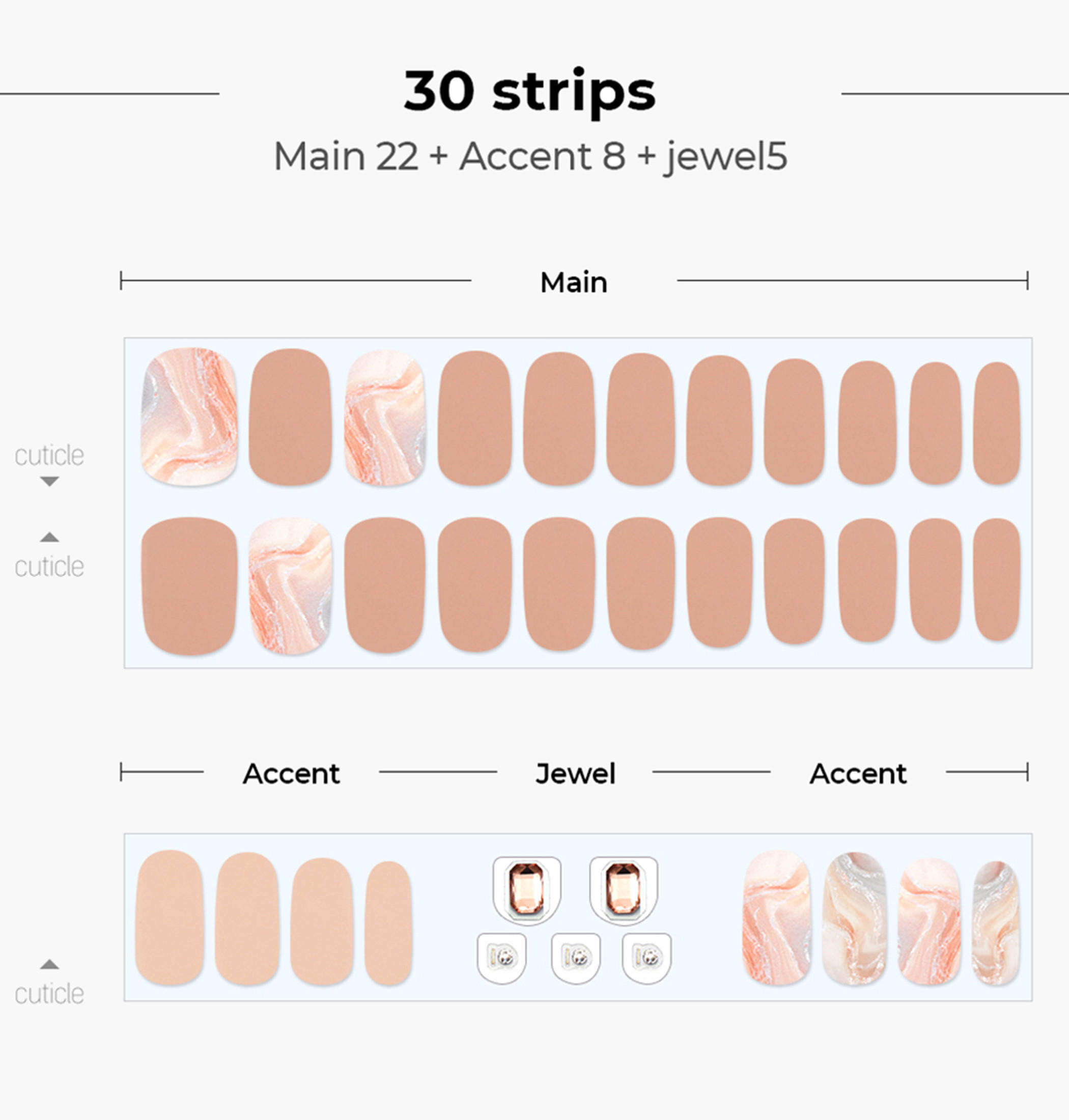 طقم ملصقات أظافر لامعة من داشنج ديفا-beautyandpersonalcare-makeup-nails-artificialnails-image-3