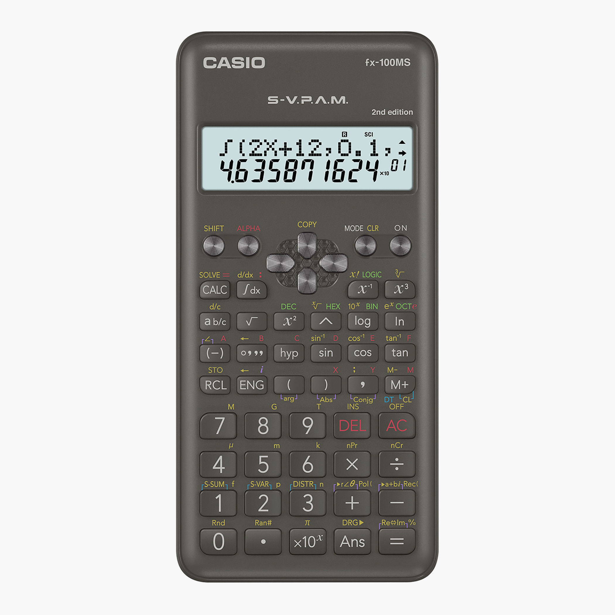 Casio Black Scientific Calculator for Education with 40 Scientific Constants-school-stationery-calculators-image-1