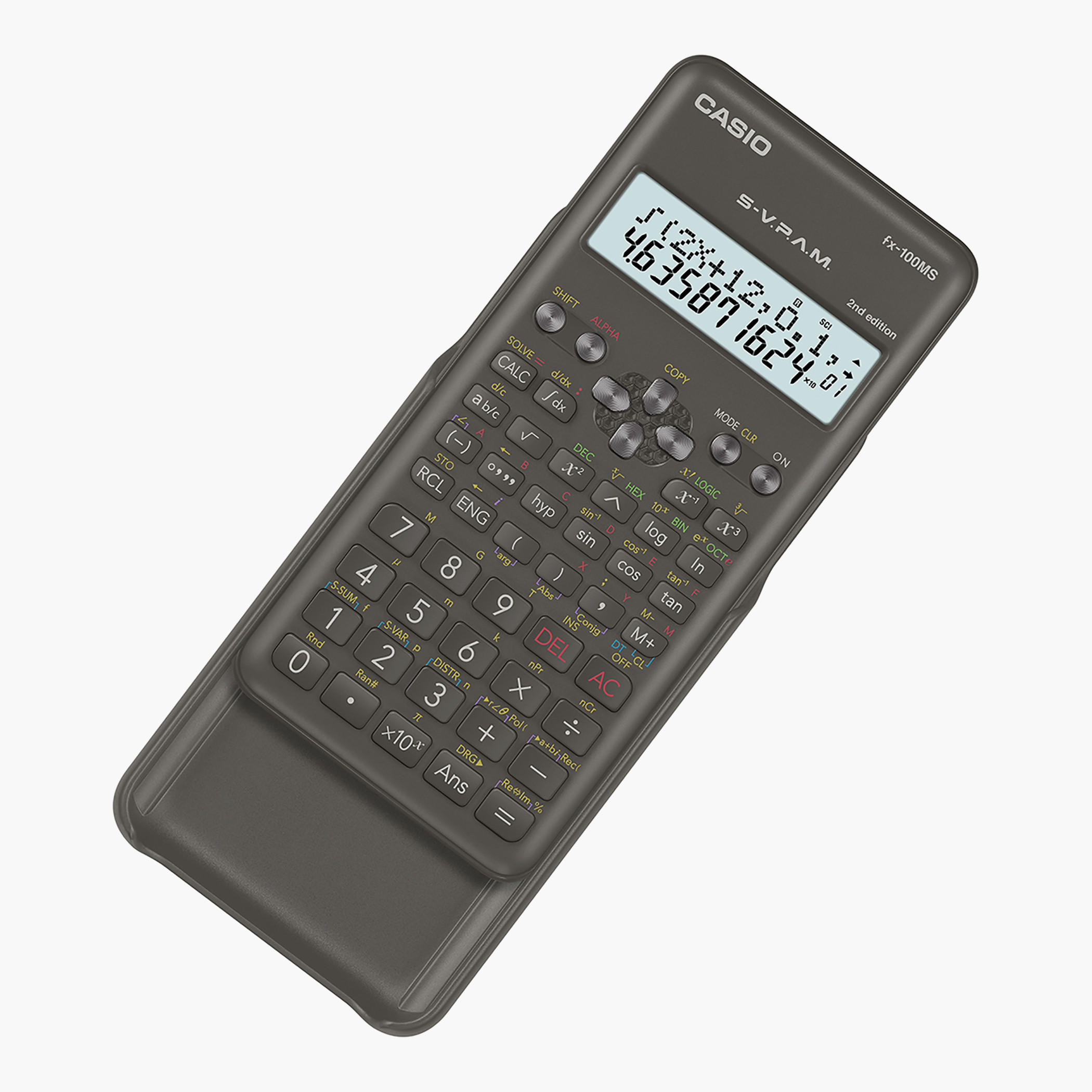 كاسيو الة حاسبة علمية سوداء للتعليم مع 40 من الثوابت العلمية-school-stationery-calculators-image-2