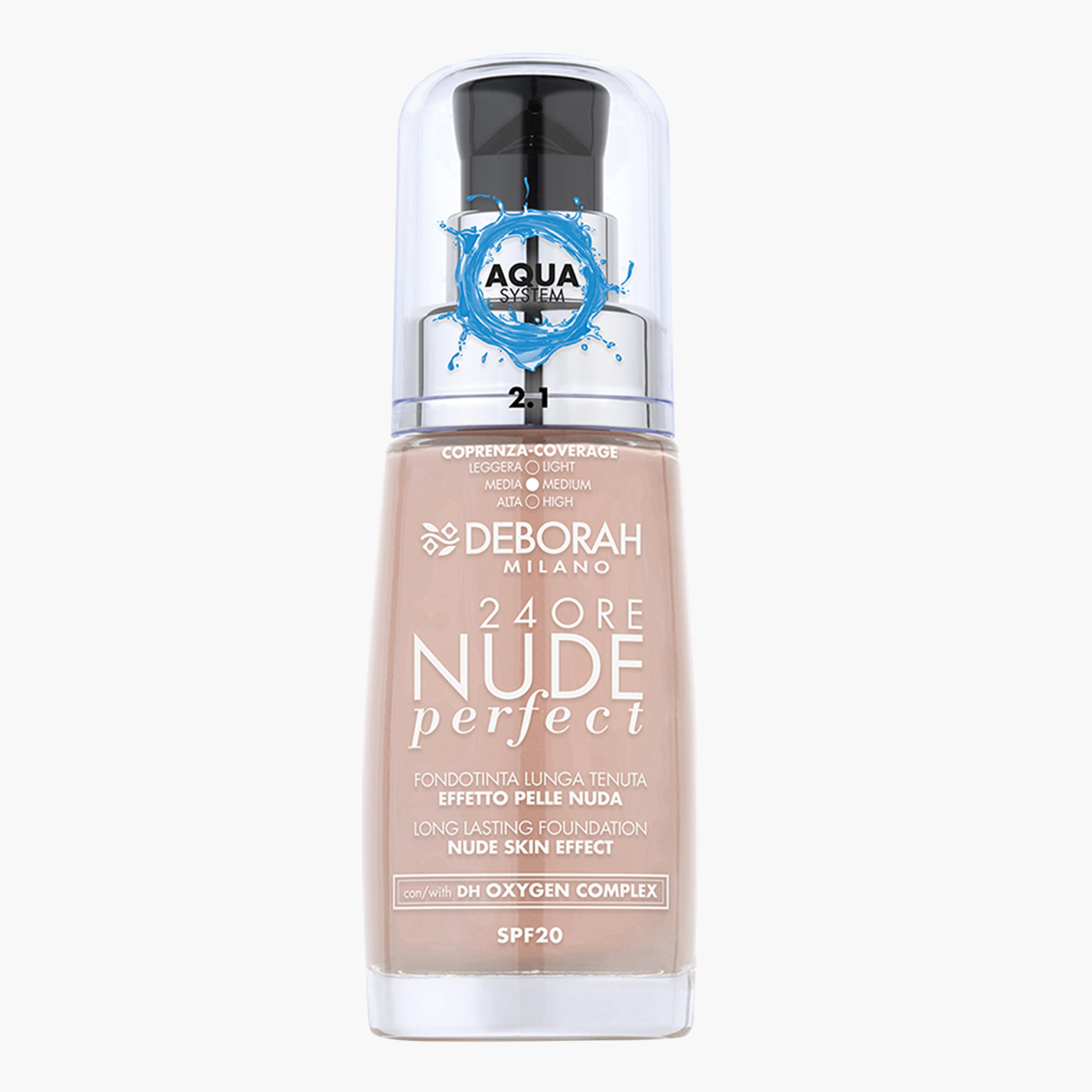 كريم أساس سائل نيود بيرفكت يدوم 24 ساعة من ديبورا ميلانو - 30 مل-beautyandpersonalcare-makeup-face-foundations-image-1