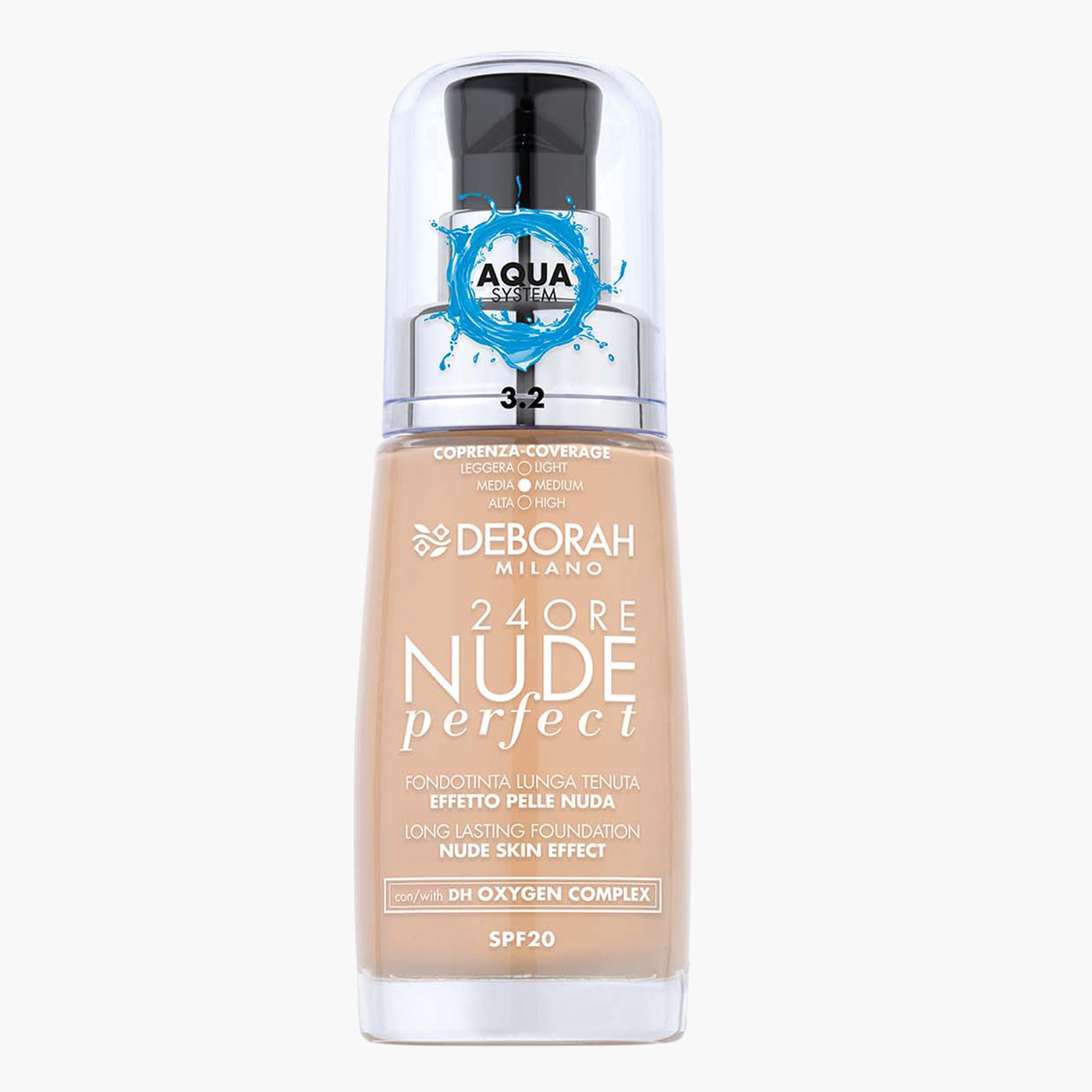 كريم أساس سائل نيود بيرفكت يدوم 24 ساعة من ديبورا ميلانو - 30 مل-beautyandpersonalcare-makeup-face-foundations-image-3