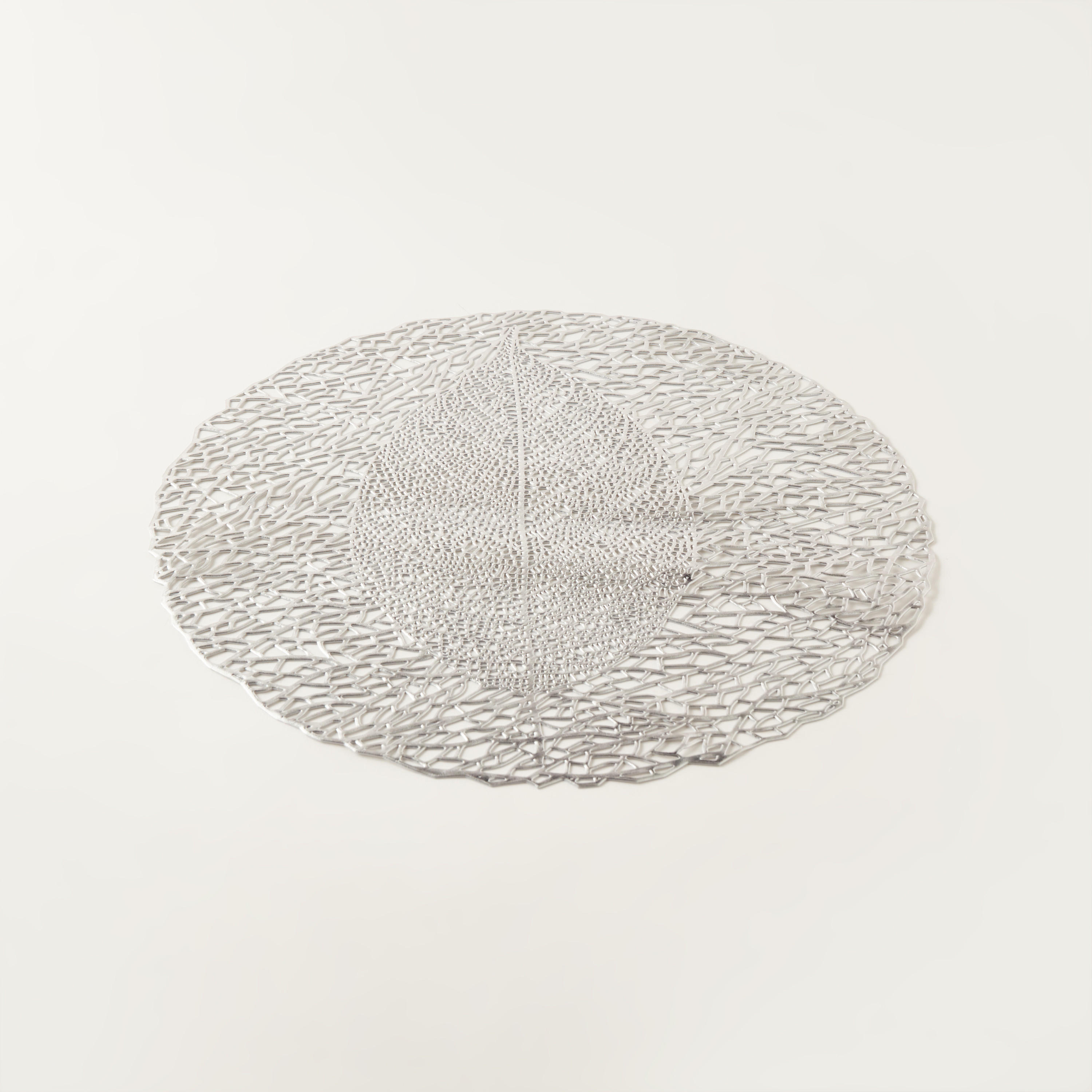 Fig Leaf Circular Cutout Placemat - 38 cms-household-dining-tablelinen-placemats-image-2